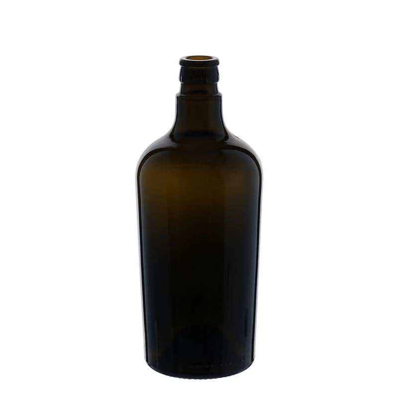 Azijn-/oliefles 'Oleum', 750 ml, glas, antiekgroen, monding: DOP