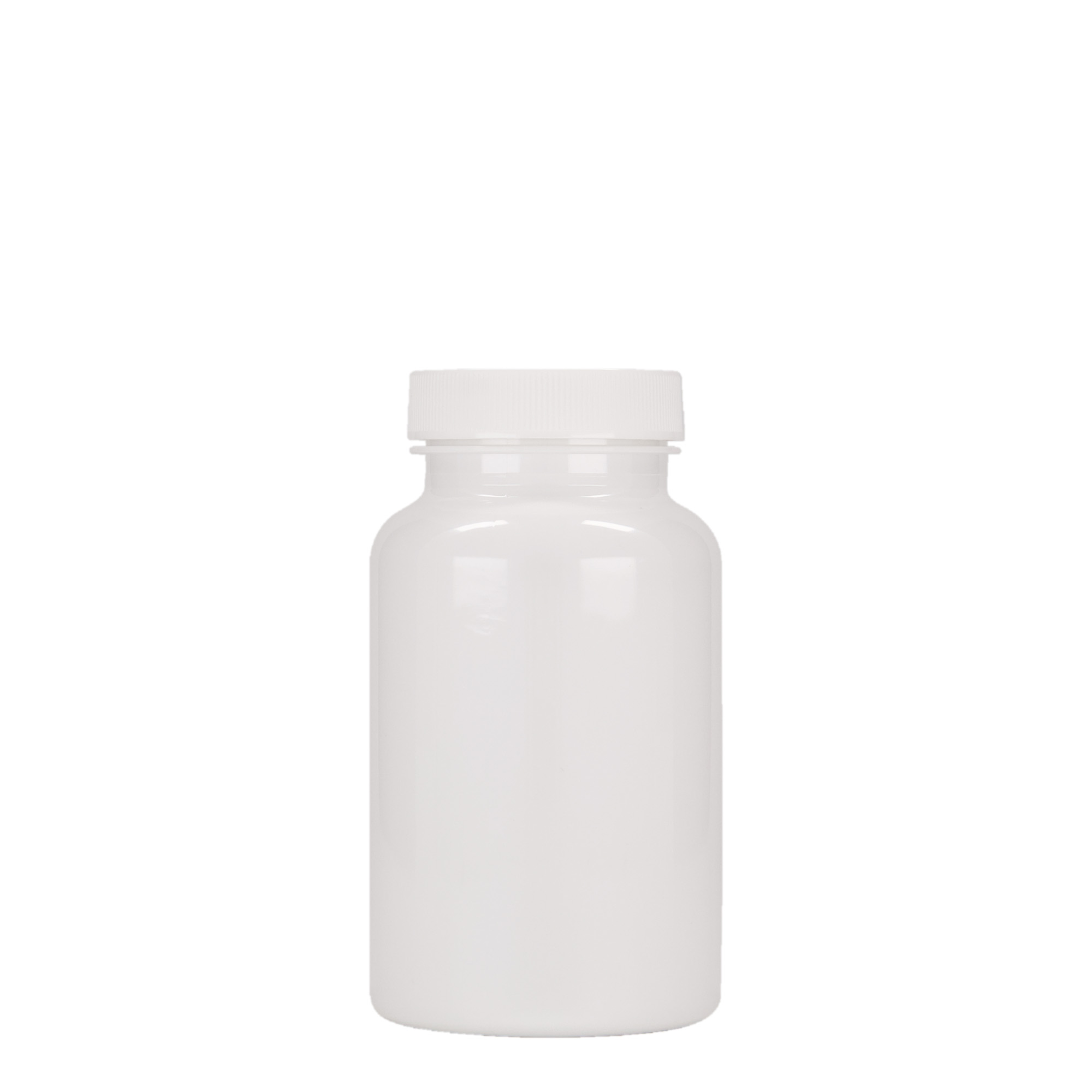 Pet-medicijnpotje, 200 ml, kunststof, wit, monding: GPI 45/400