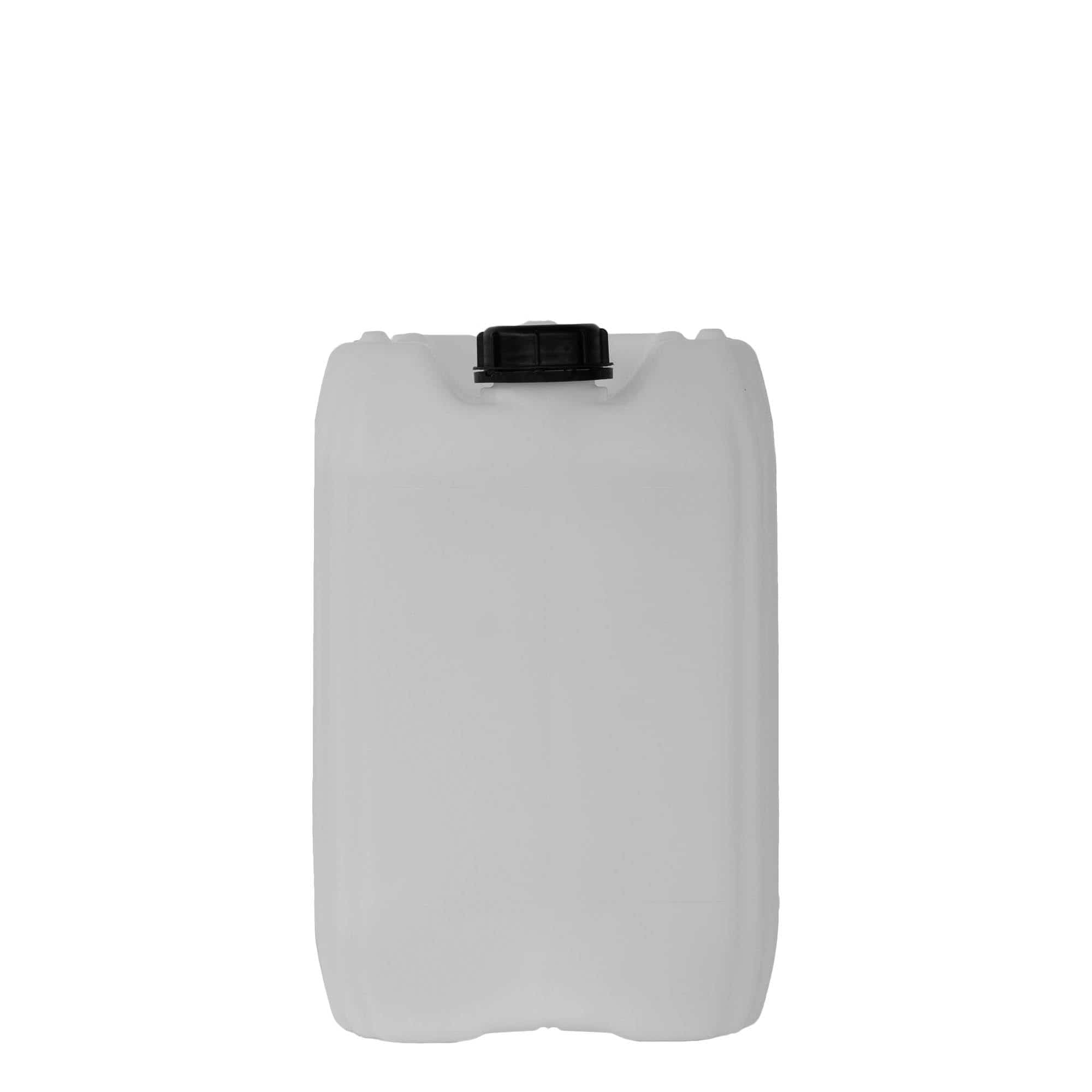 Jerrycan, 20 l, rechthoekig, HDPE-kunststof, naturel, monding: ND 60