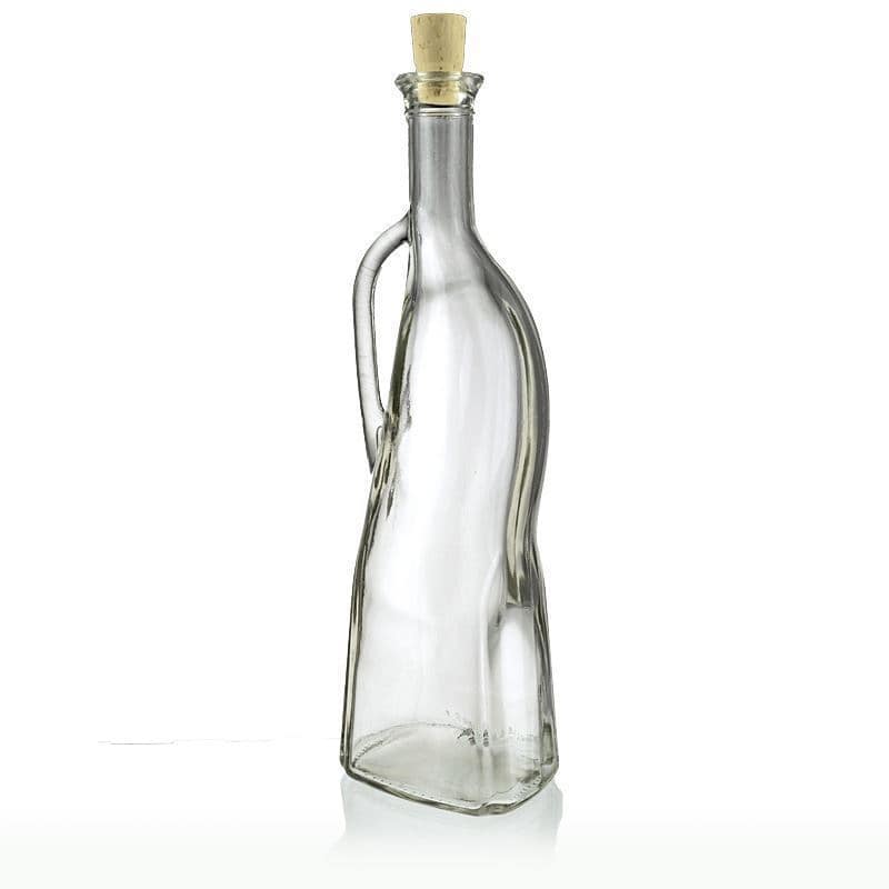 Glazen fles 'Josephina', 750 ml, ovaal, monding: kurk