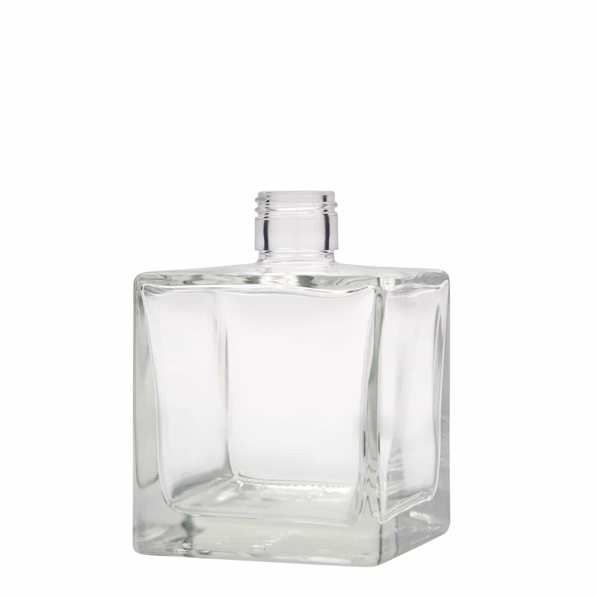 Glazen fles 'Cube', 500 ml, vierkant, monding: PP 31,5