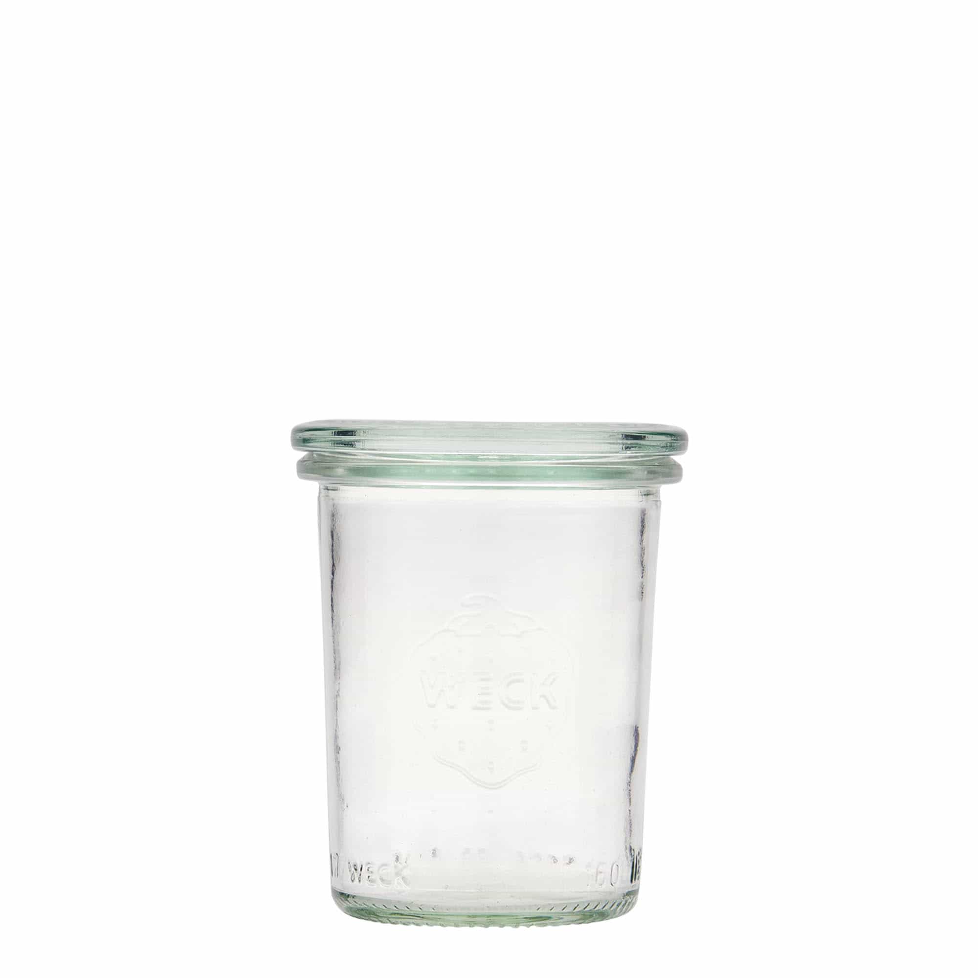 WECK-stortglas, 160 ml, monding: ronde rand