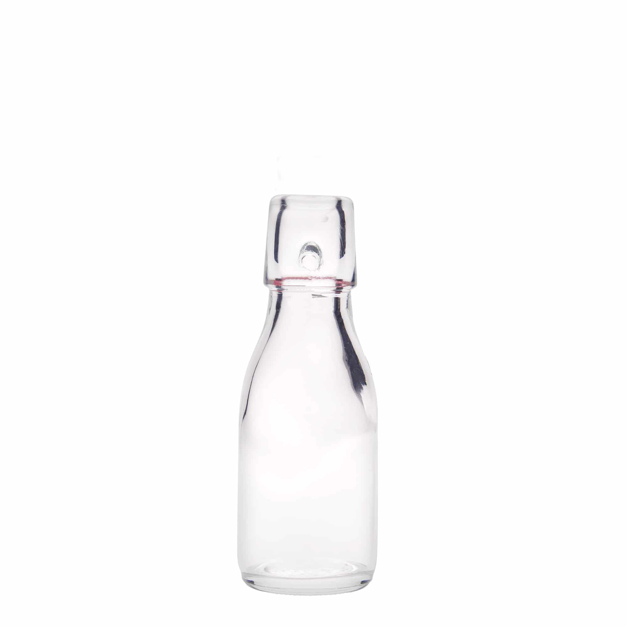 Glazen fles 'Paul', 100 ml, monding: beugelsluiting