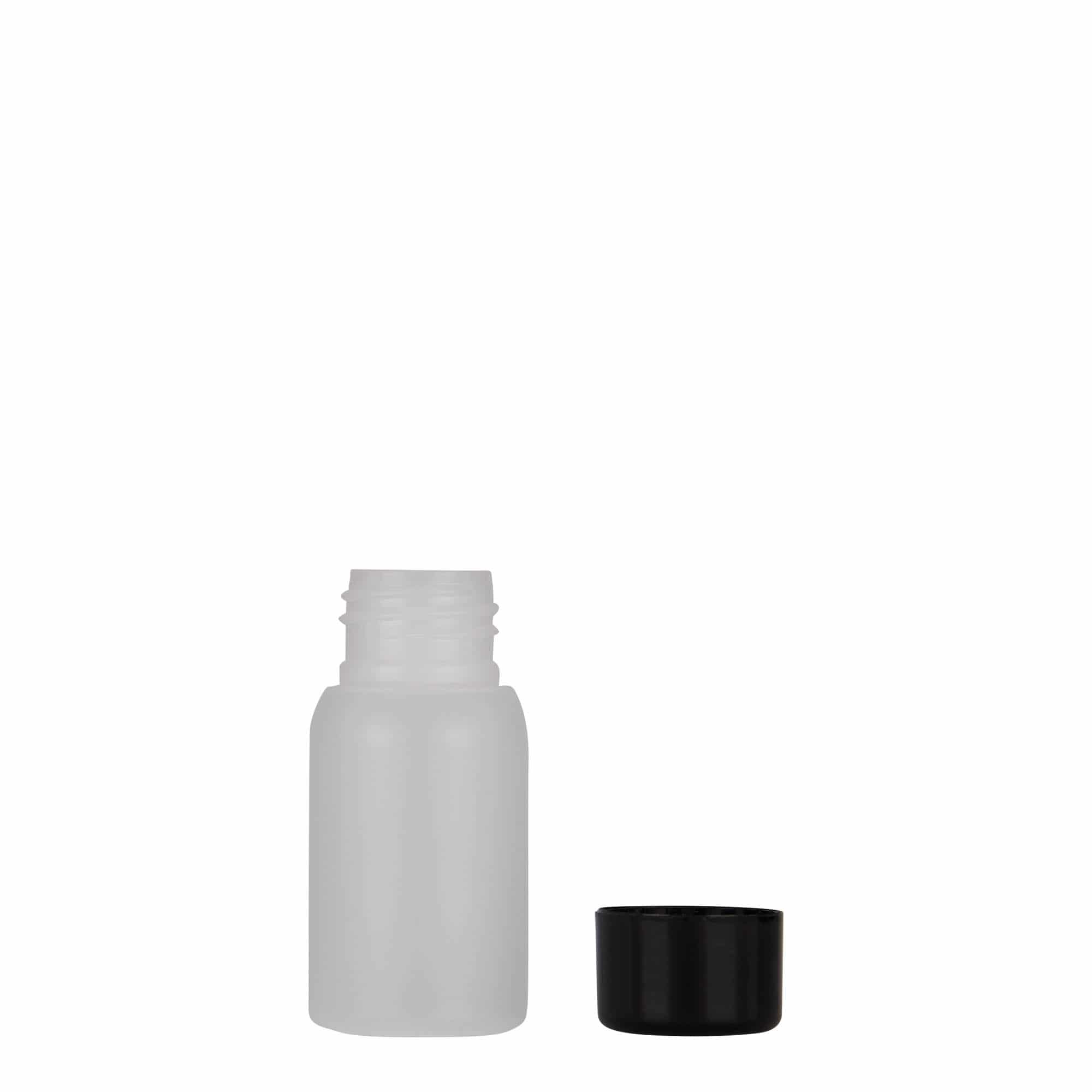Plastic fles 'Tuffy', 30 ml, HDPE, naturel, monding: GPI 24/410