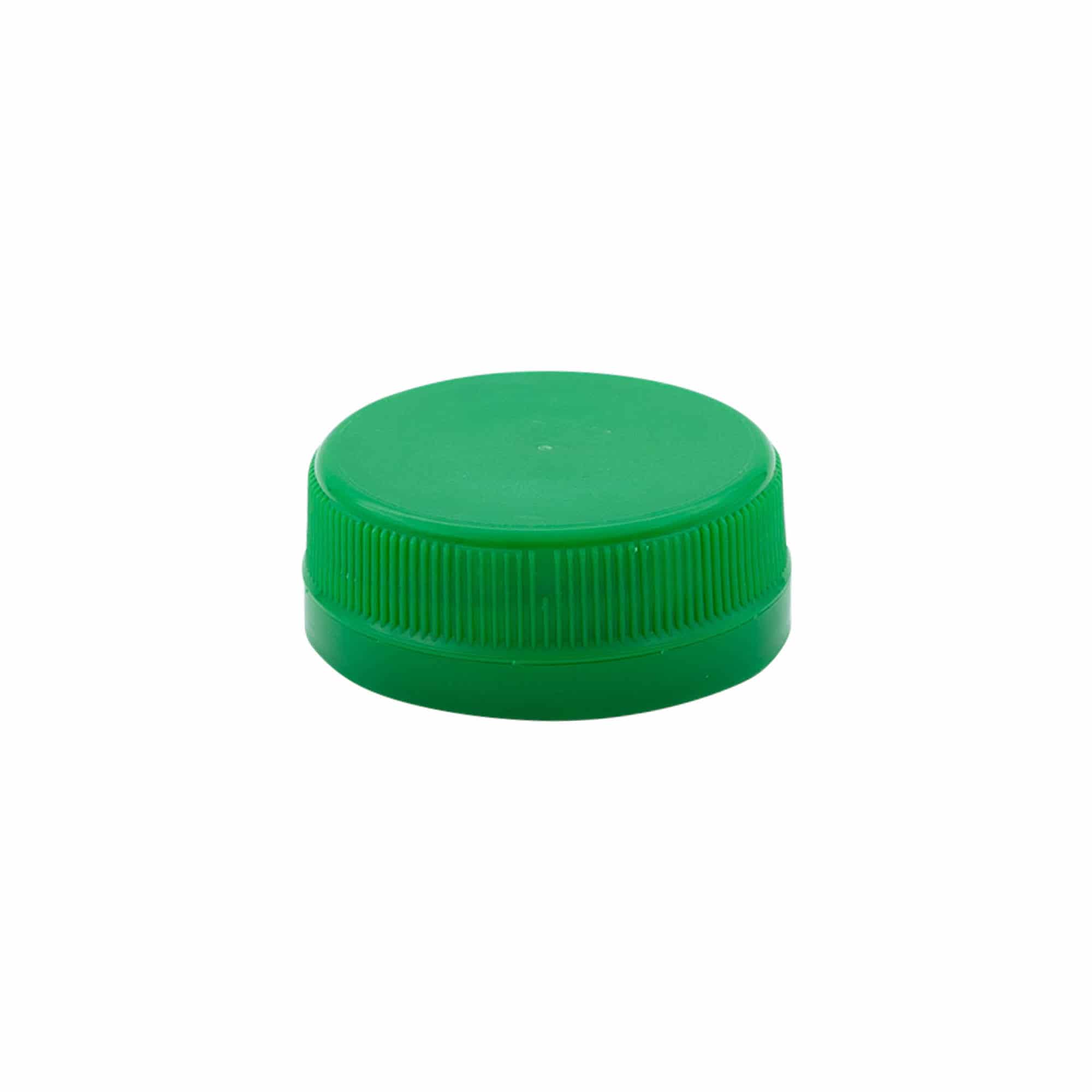 Schroefsluiting tweestartschroefdraad, PE-kunststof, groen, voor monding: pet, 38 mm