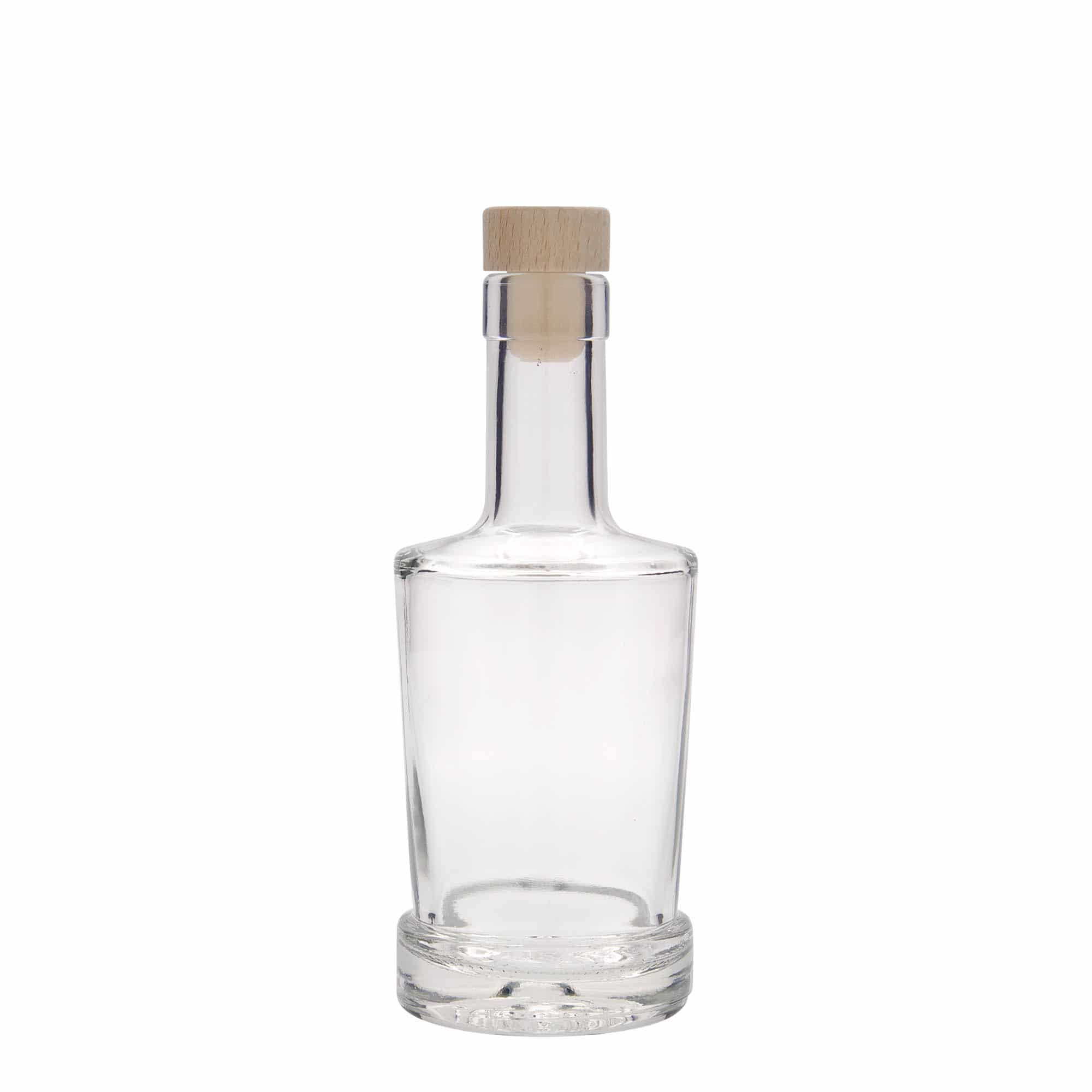 Glazen fles 'Deborah', 250 ml, monding: kurk