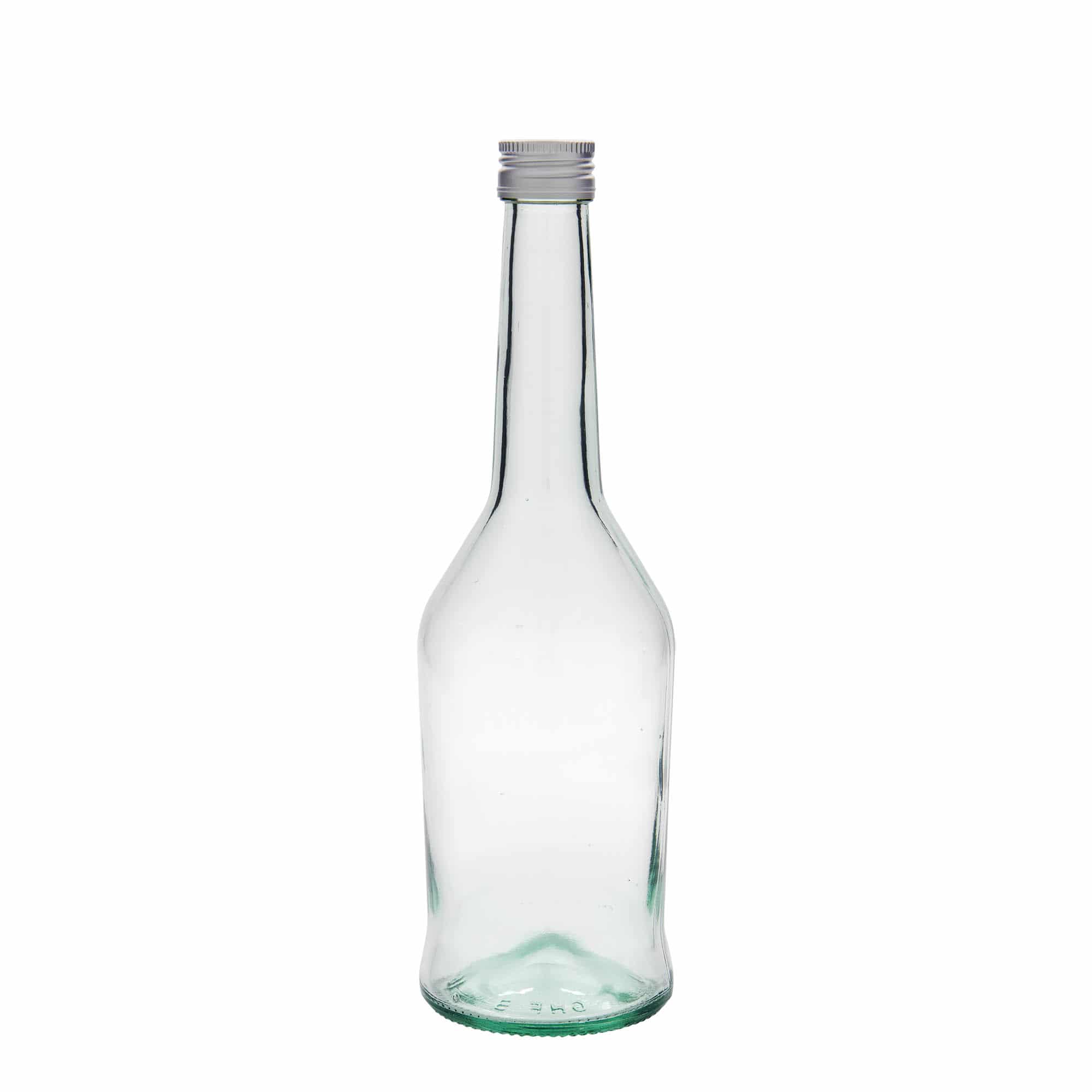 Glazen fles voor sterkedrank, 500 ml, monding: PP 28