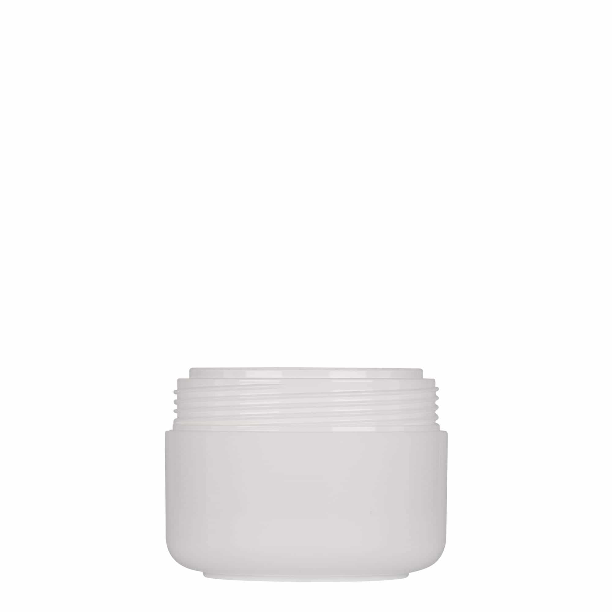 Plastic pot 'Bianca', 100 ml, PP, wit, monding: schroefsluiting