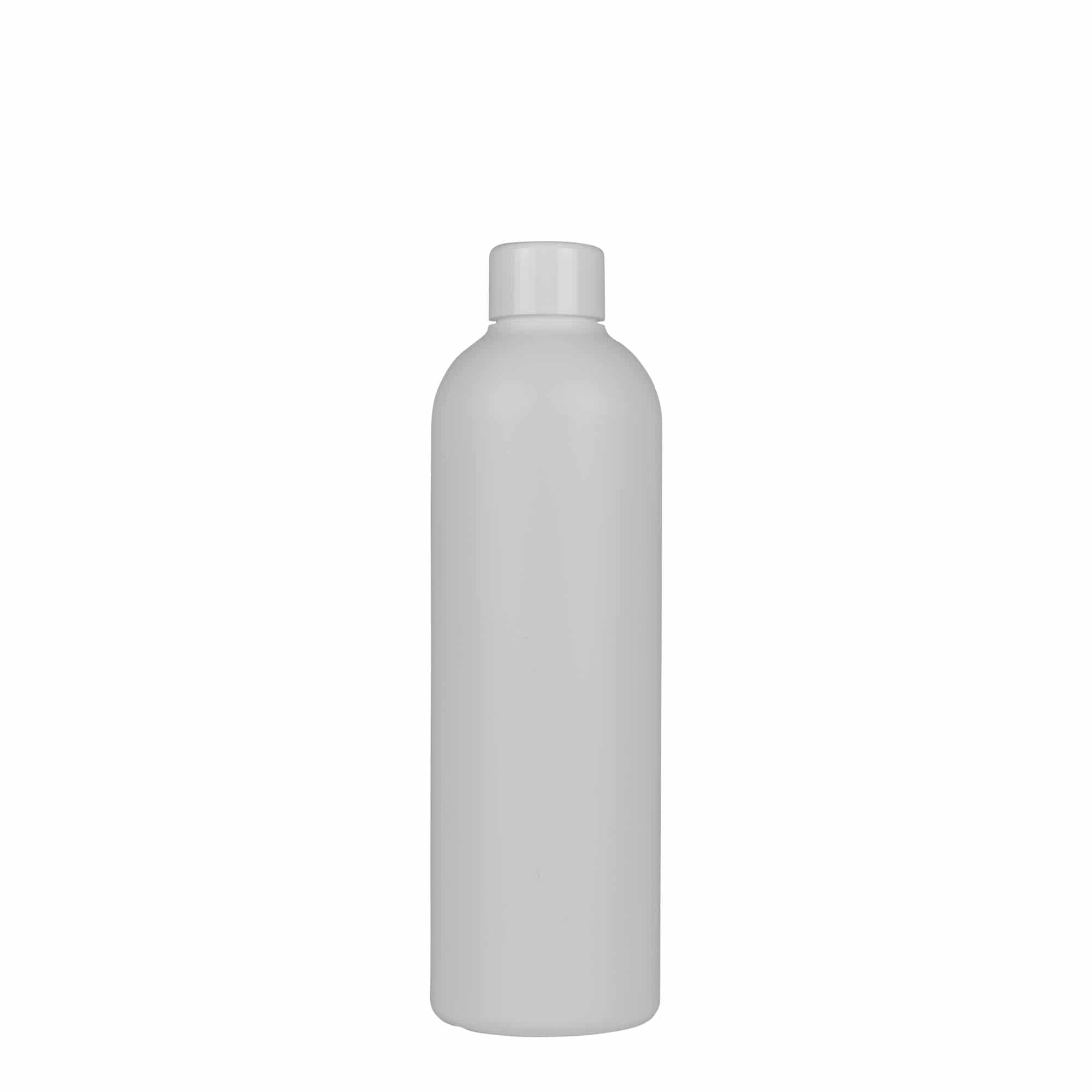 Plastic fles 'Tuffy', 300 ml, HDPE, wit, monding: GPI 24/410