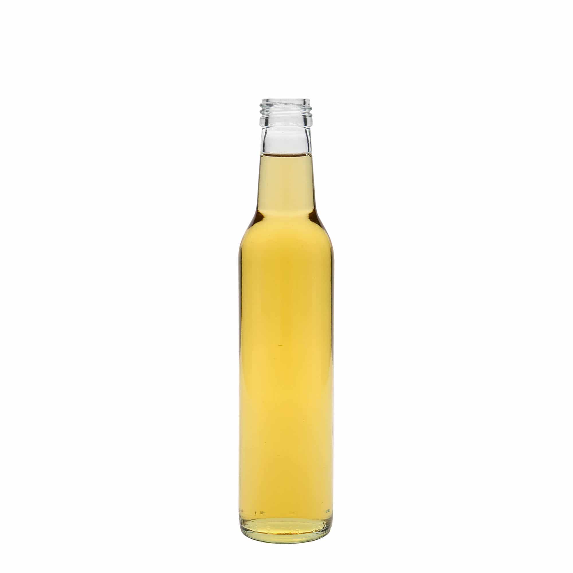 Glazen fles 'Cilindrica', 250 ml, monding: PP 28