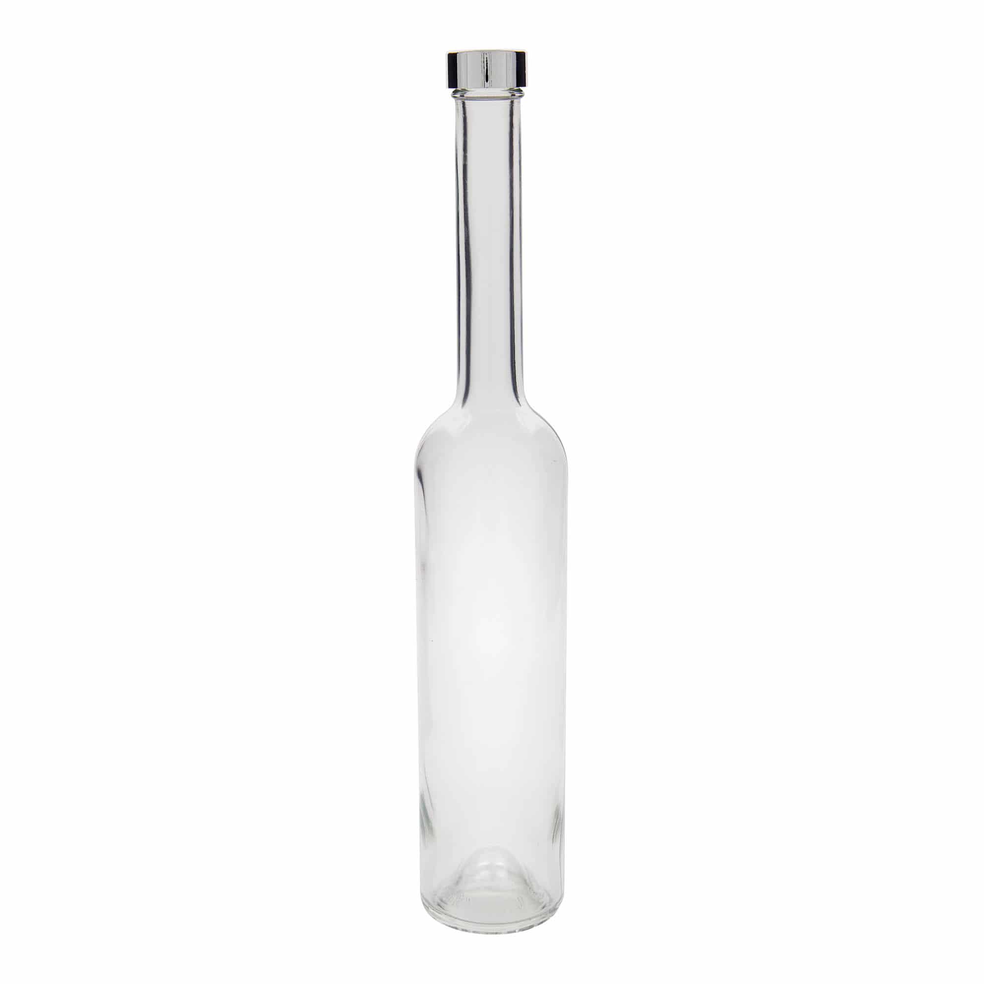 Glazen fles 'Platina', 500 ml, monding: GPI 28