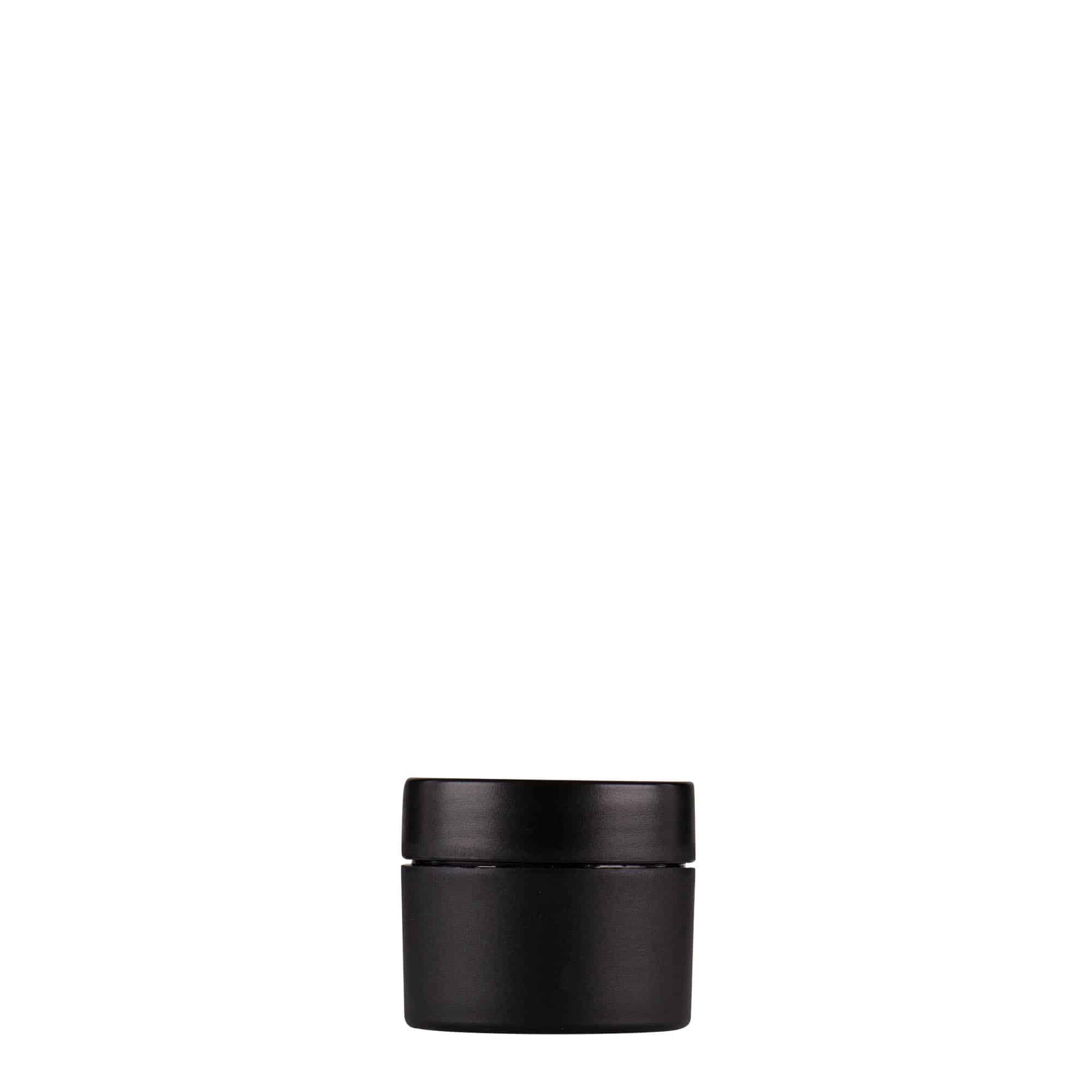 Plastic pot 'Antonella', 5 ml, PP, zwart, monding: schroefsluiting