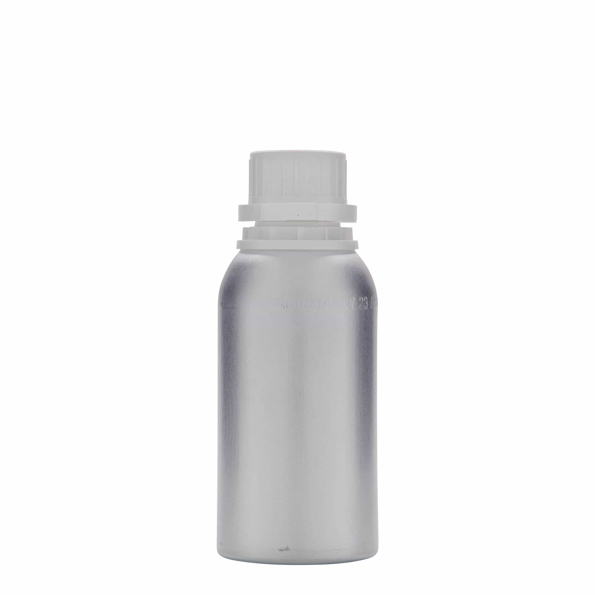 Aluminium fles, 275 ml, metaal, zilver, monding: DIN 32