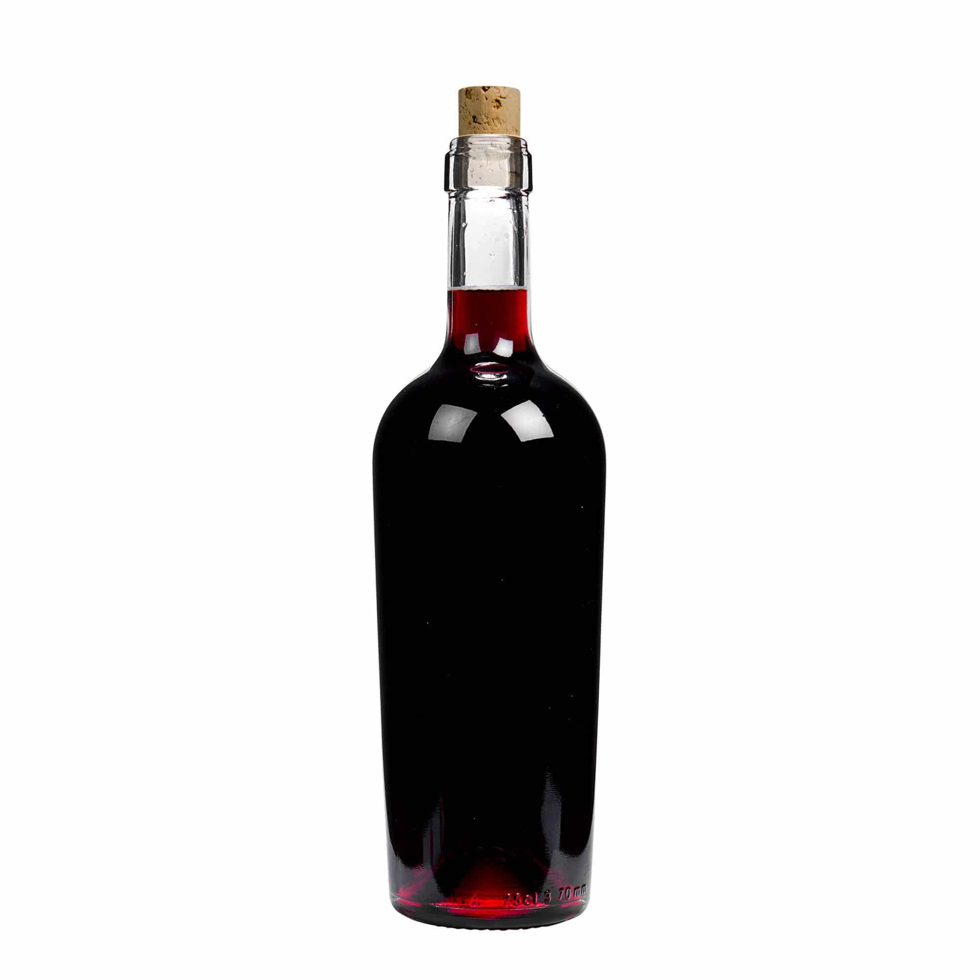 Wijnfles 'Imperiale', 750 ml, monding: kurk