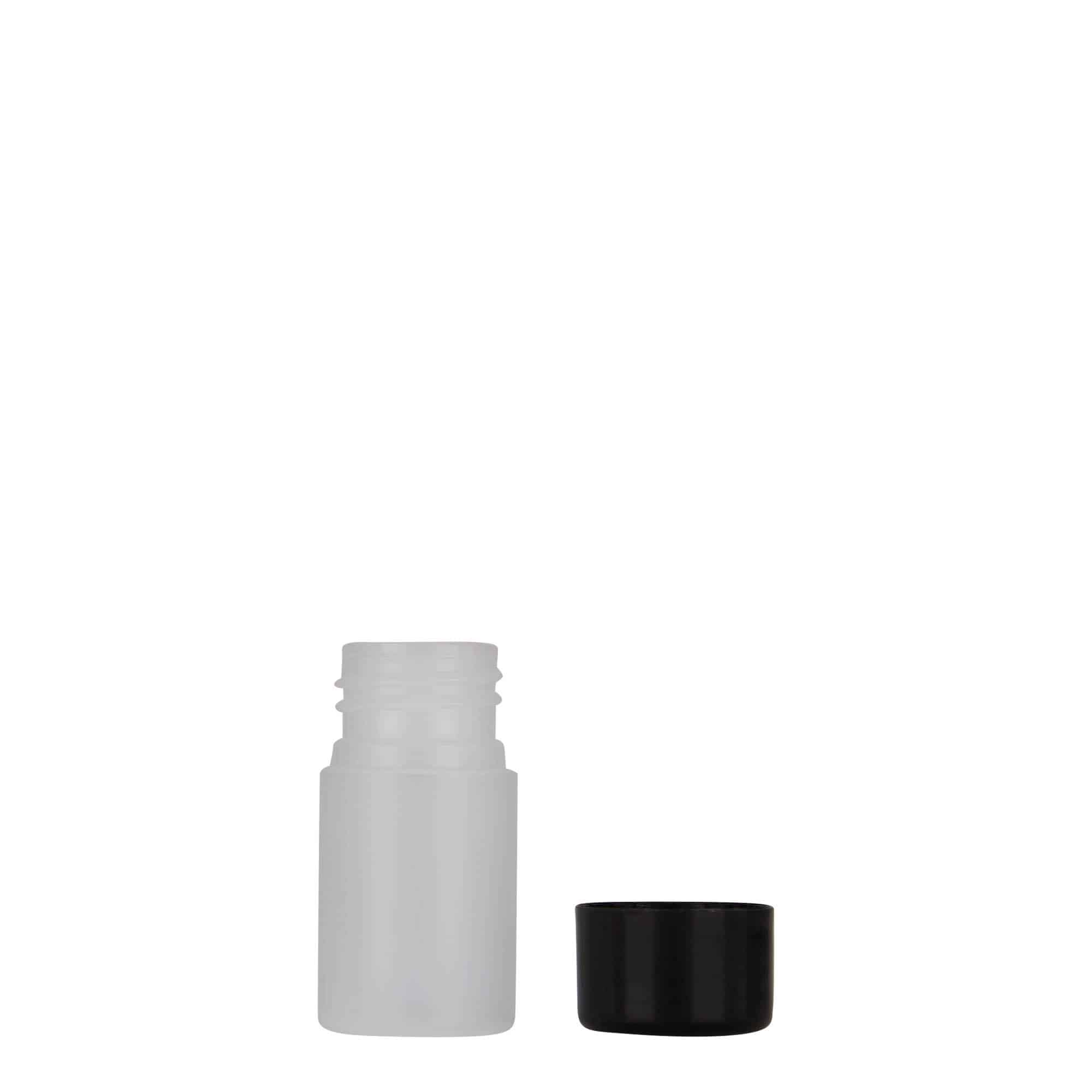 Plastic fles 'Tuffy', 15 ml, HDPE, naturel, monding: GPI 24/410