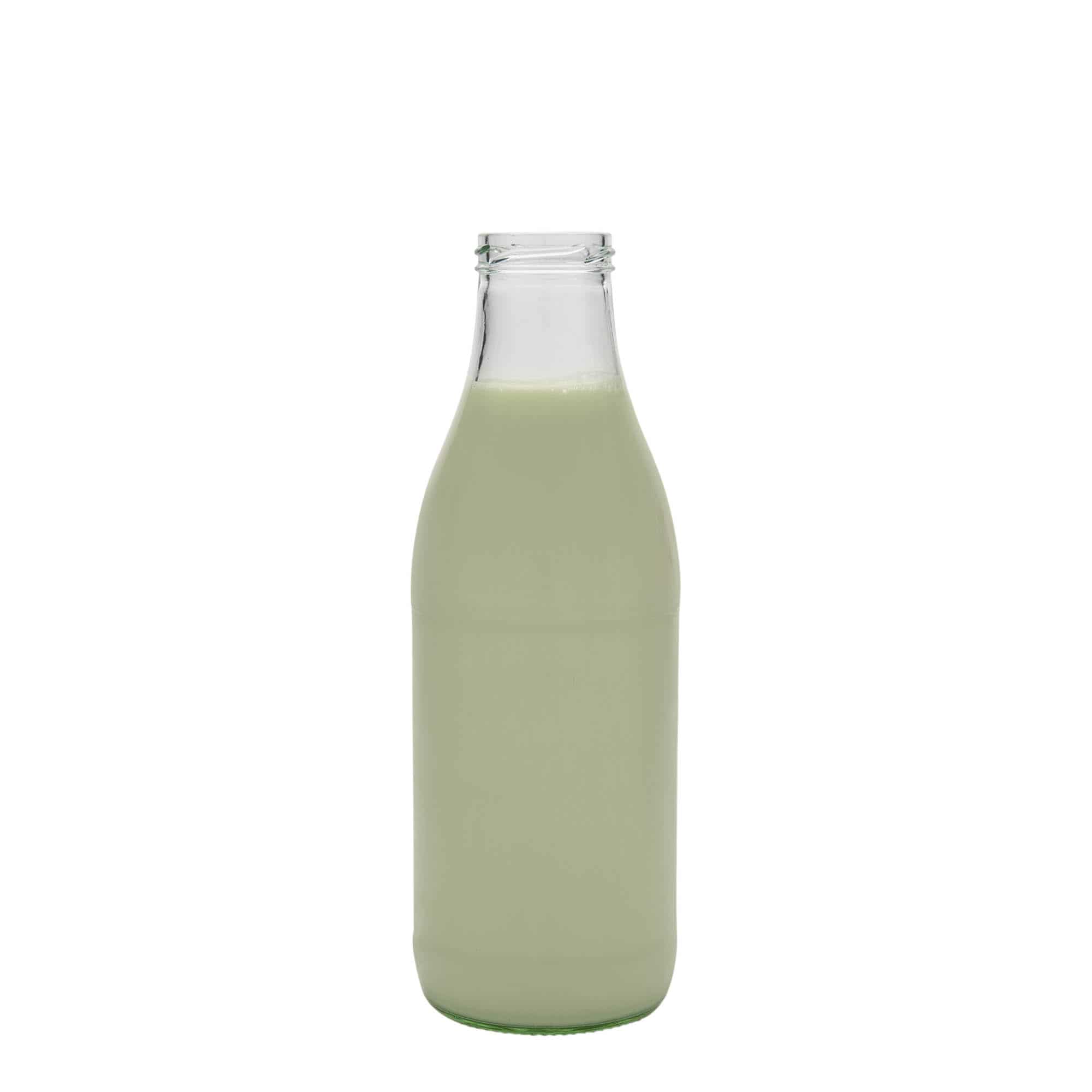 Fles met brede hals Lorenzo, 1000 ml, monding: twist-off (TO 48)