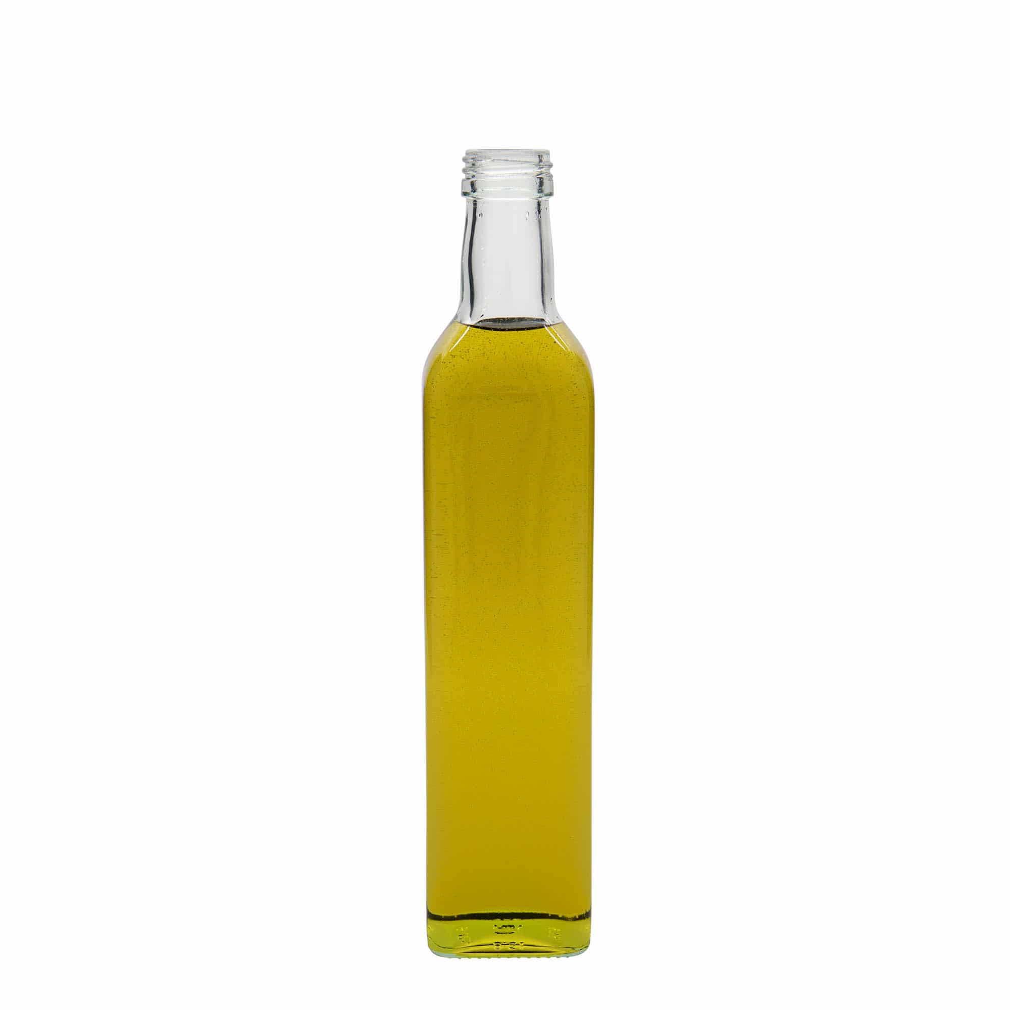 Glazen fles 'Marasca', 500 ml, vierkant, monding: PP 31,5