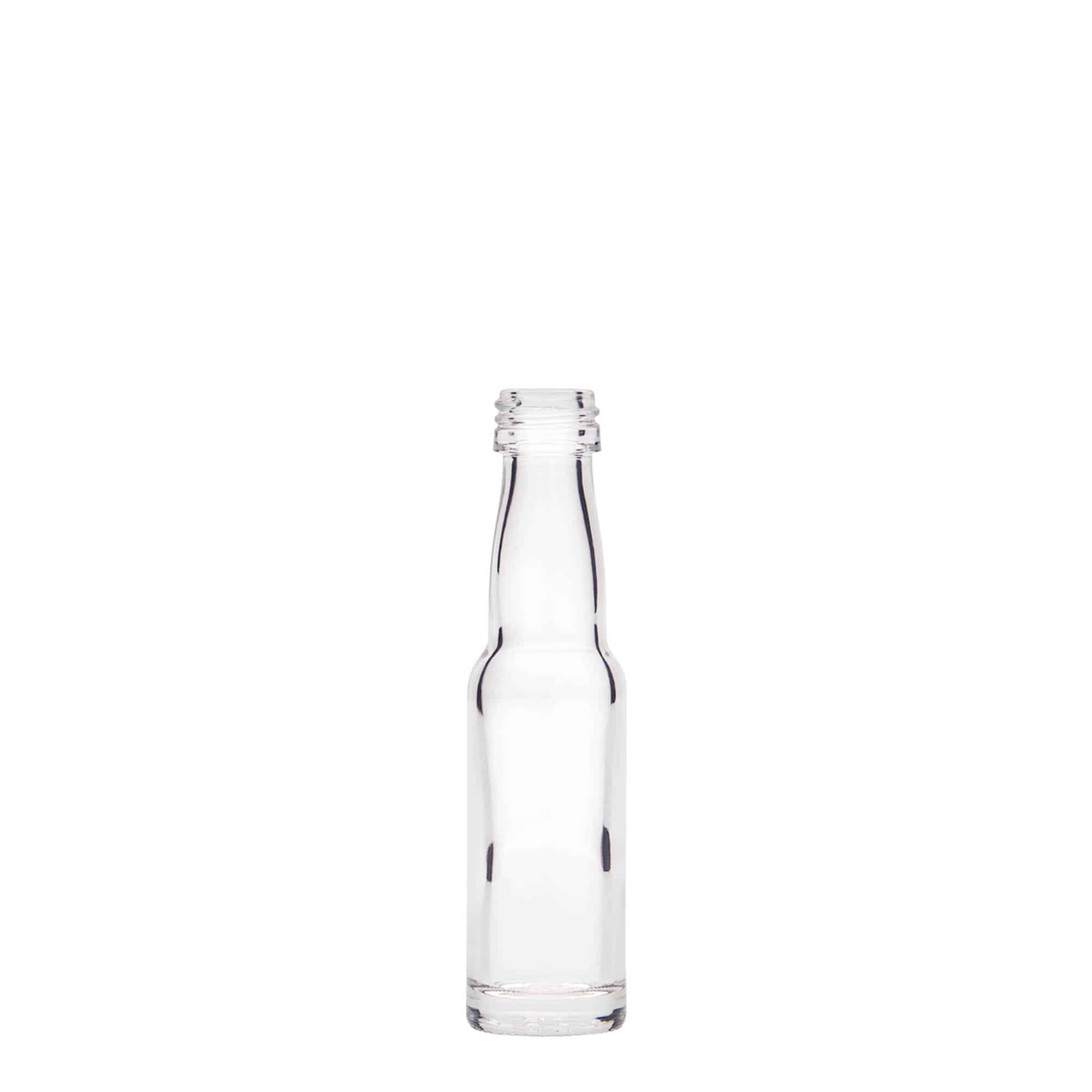 Glazen fles 'Proba', 20 ml, monding: PP 18