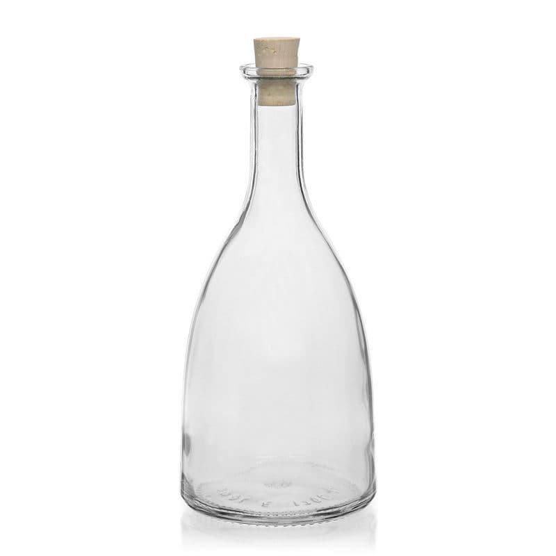 Glazen fles 'Viola', 700 ml, monding: kurk