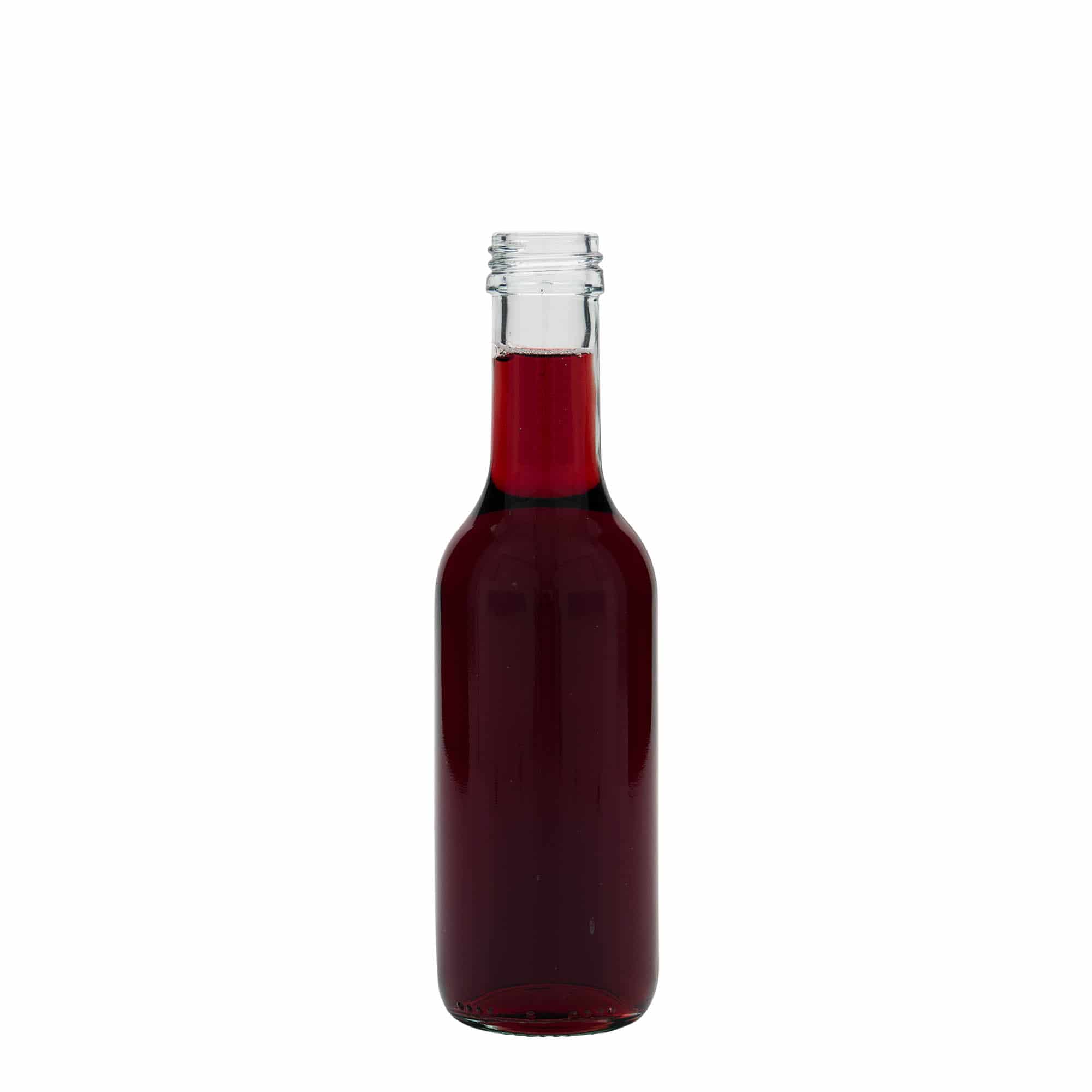 Glazen fles 'Bordeaux Airline', 187 ml, monding: PP 28
