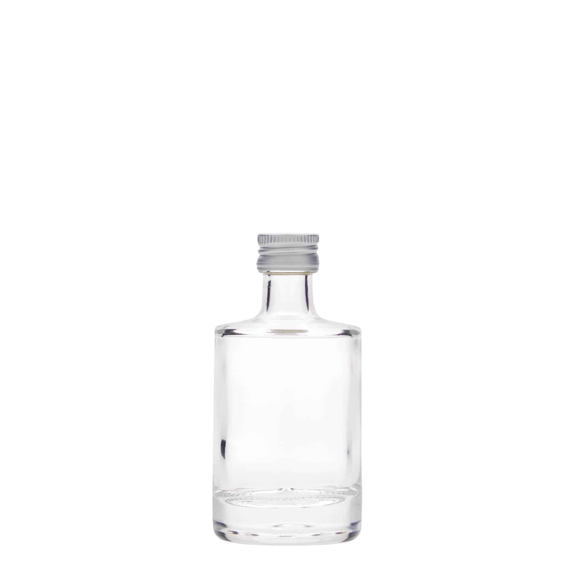 Glazen fles 'Aventura', 50 ml, monding: PP 18