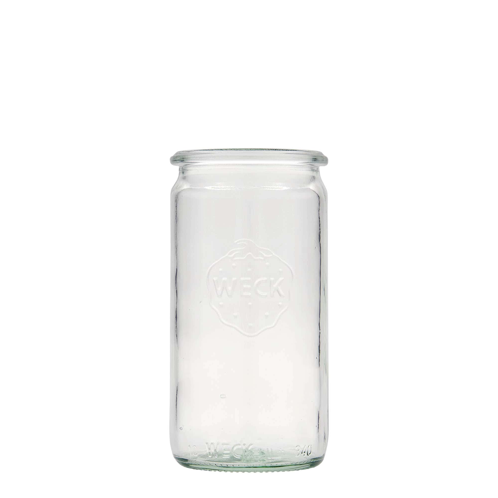 Cilindrische WECK-pot, 340 ml, monding: ronde rand