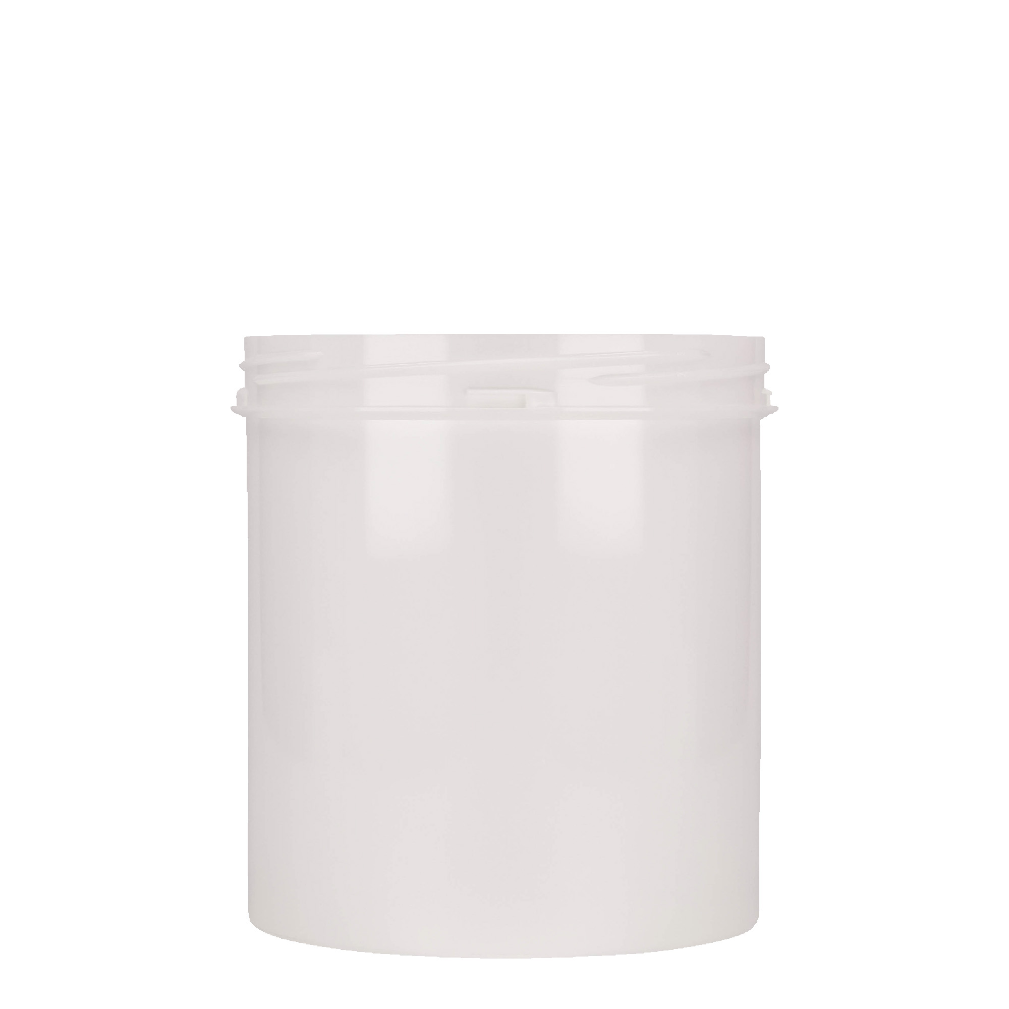 Plastic pot 'Securilock', 1000 ml, PP, wit, monding: schroefsluiting