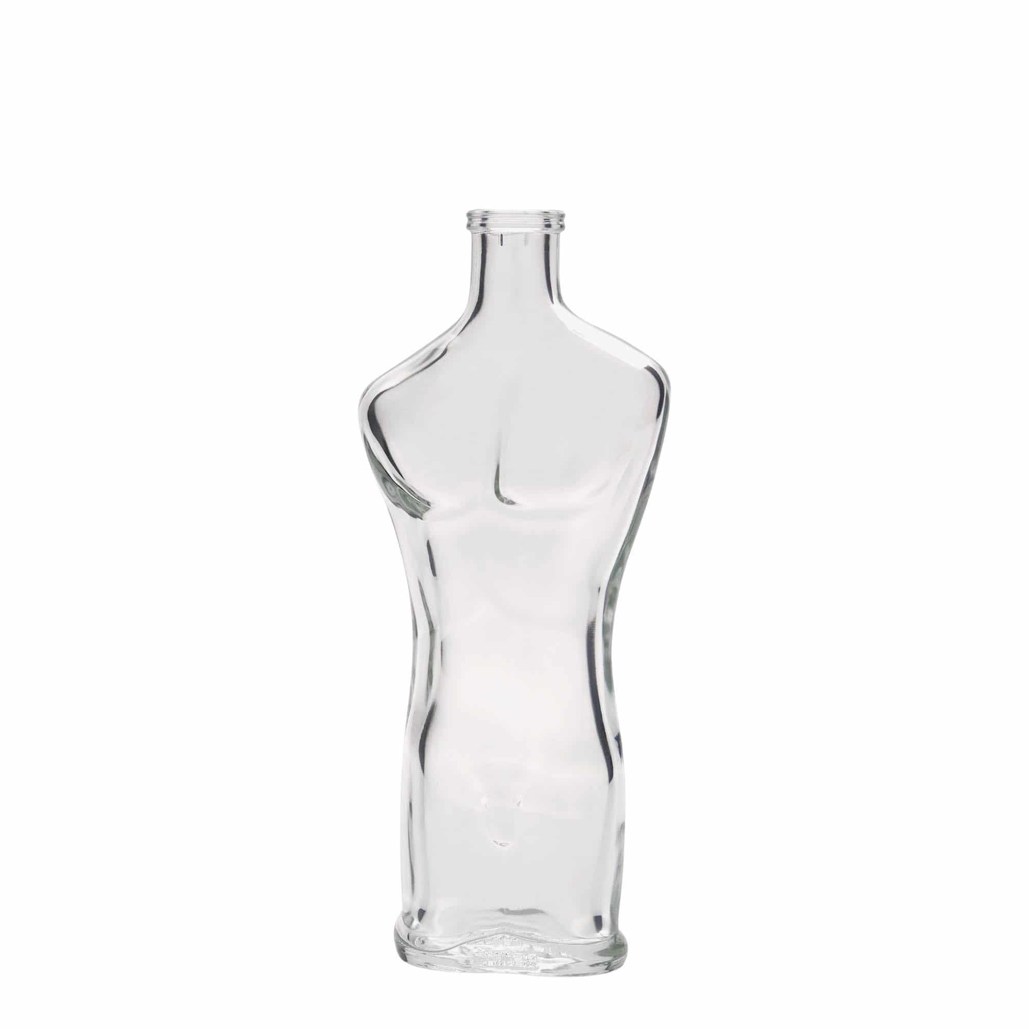 Glazen fles 'Adam', 200 ml, monding: kurk