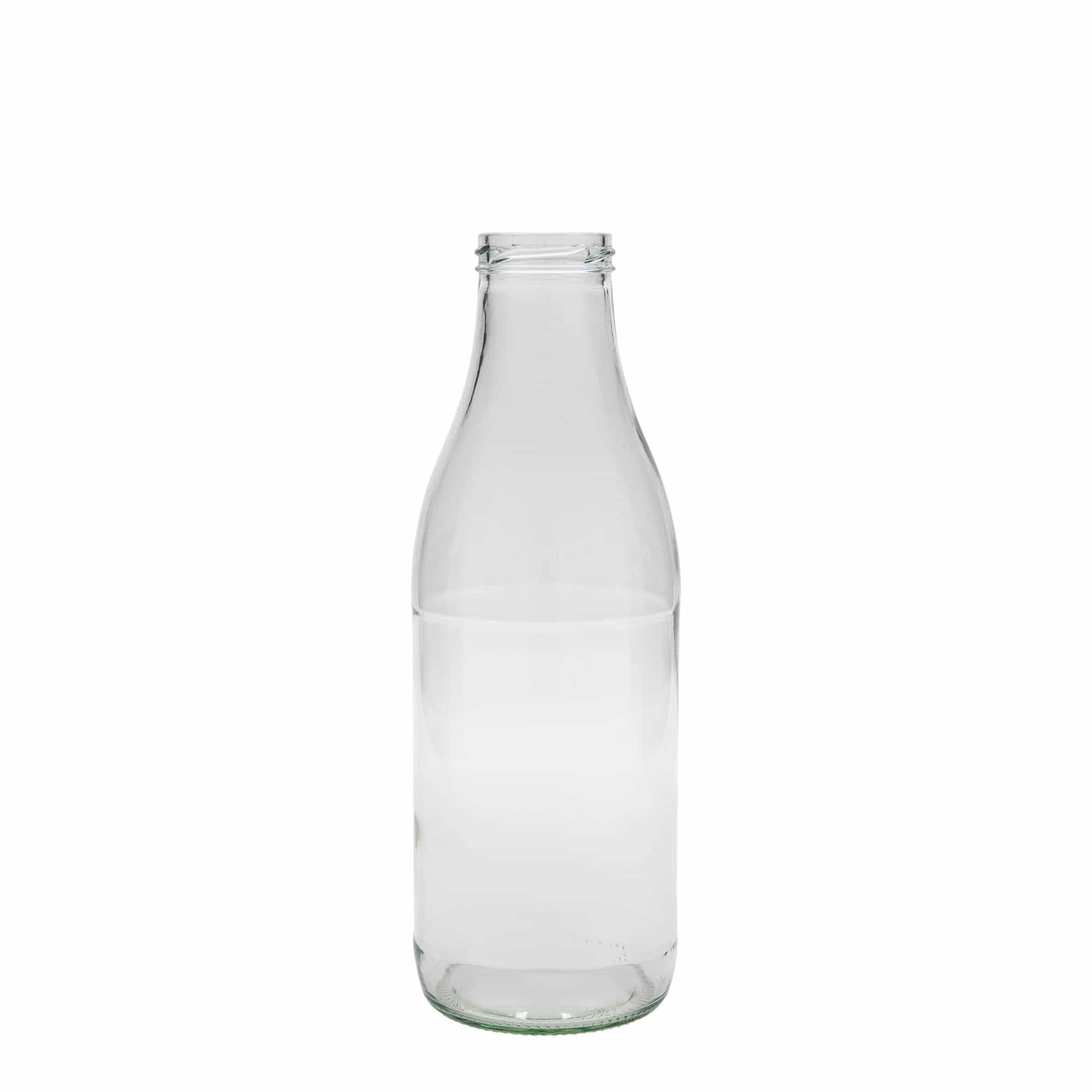 Fles met brede hals Lorenzo, 1000 ml, monding: twist-off (TO 48)