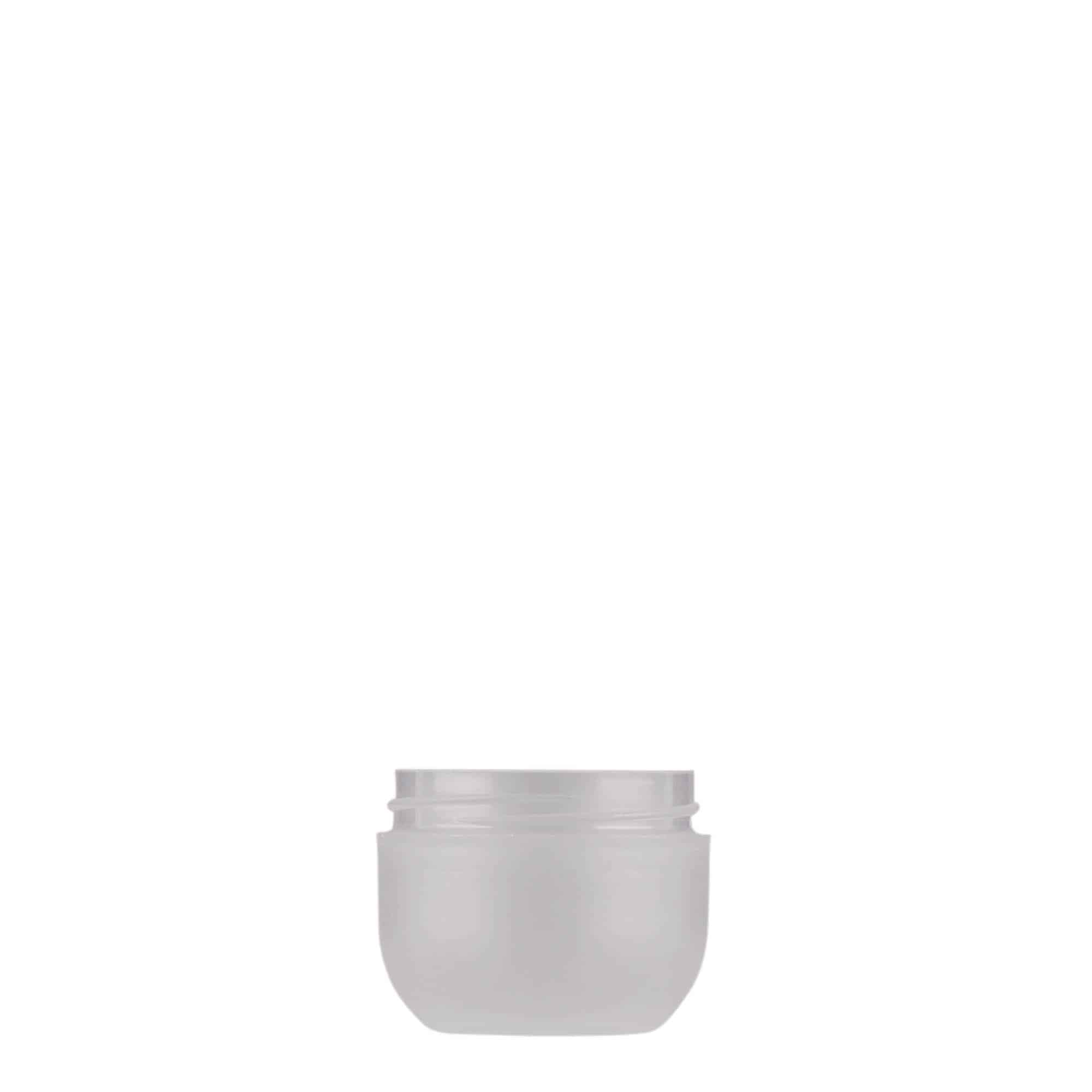 Plastic pot 'Magic', 10 ml, PP, naturel, monding: schroefsluiting