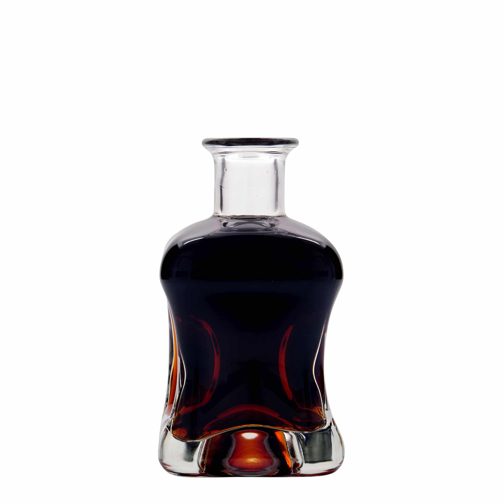 Glazen fles 'Dublin', 350 ml, vierkant, monding: kurk