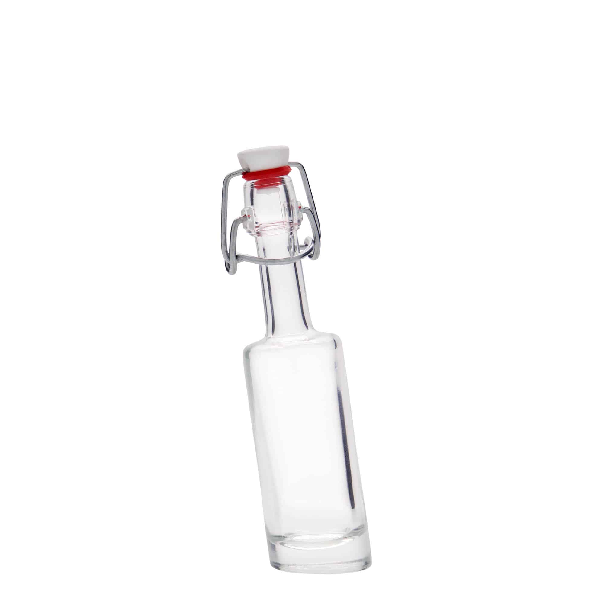 Glazen fles 'Bounty', 40 ml, monding: beugelsluiting