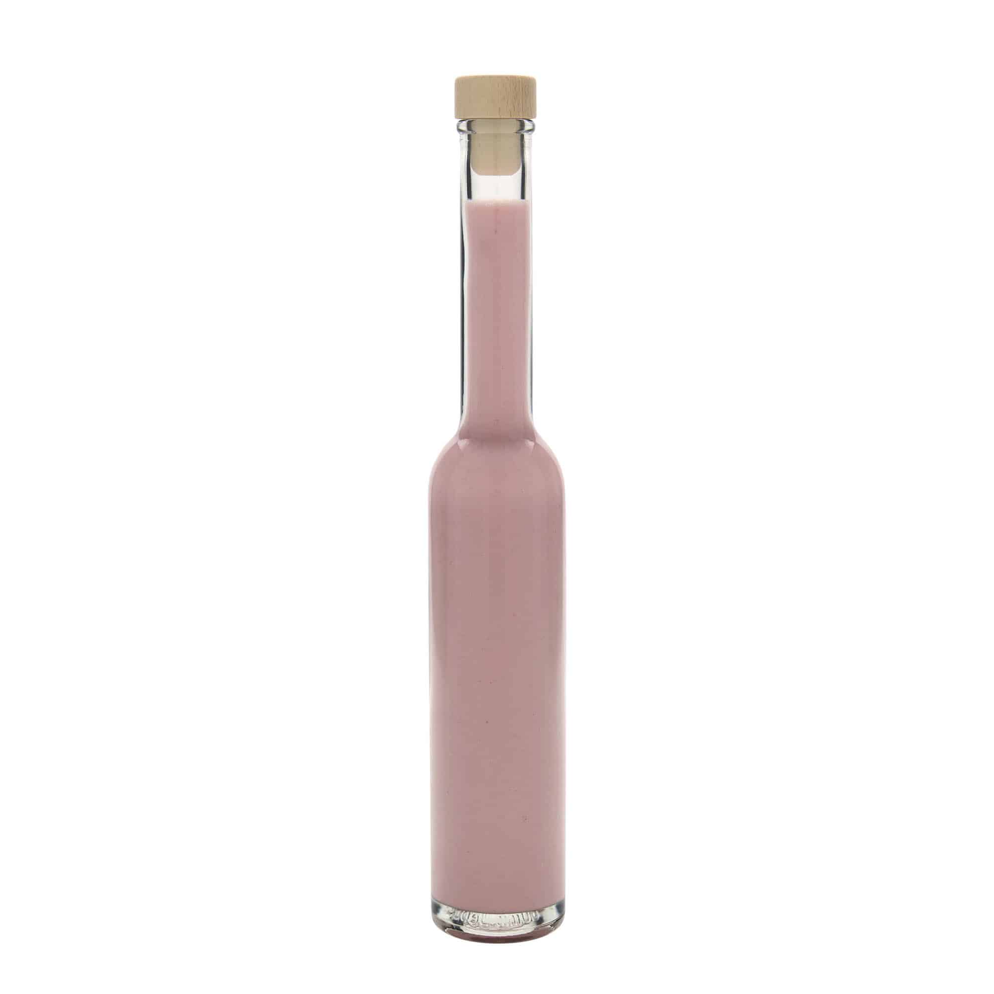Glazen fles 'Platina', 200 ml, monding: kurk