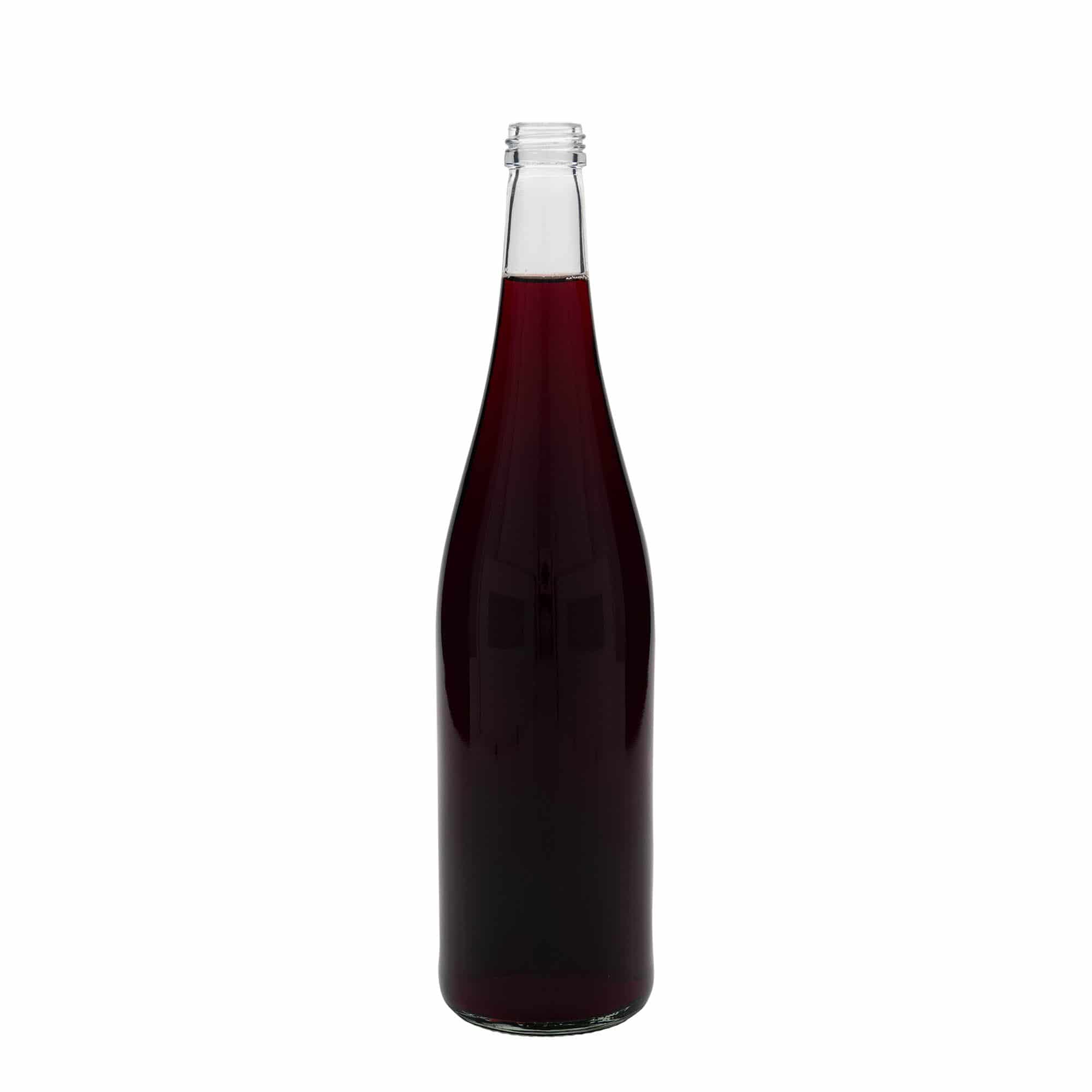 Glazen fles 'Weinschlegel', 750 ml, monding: PP 28