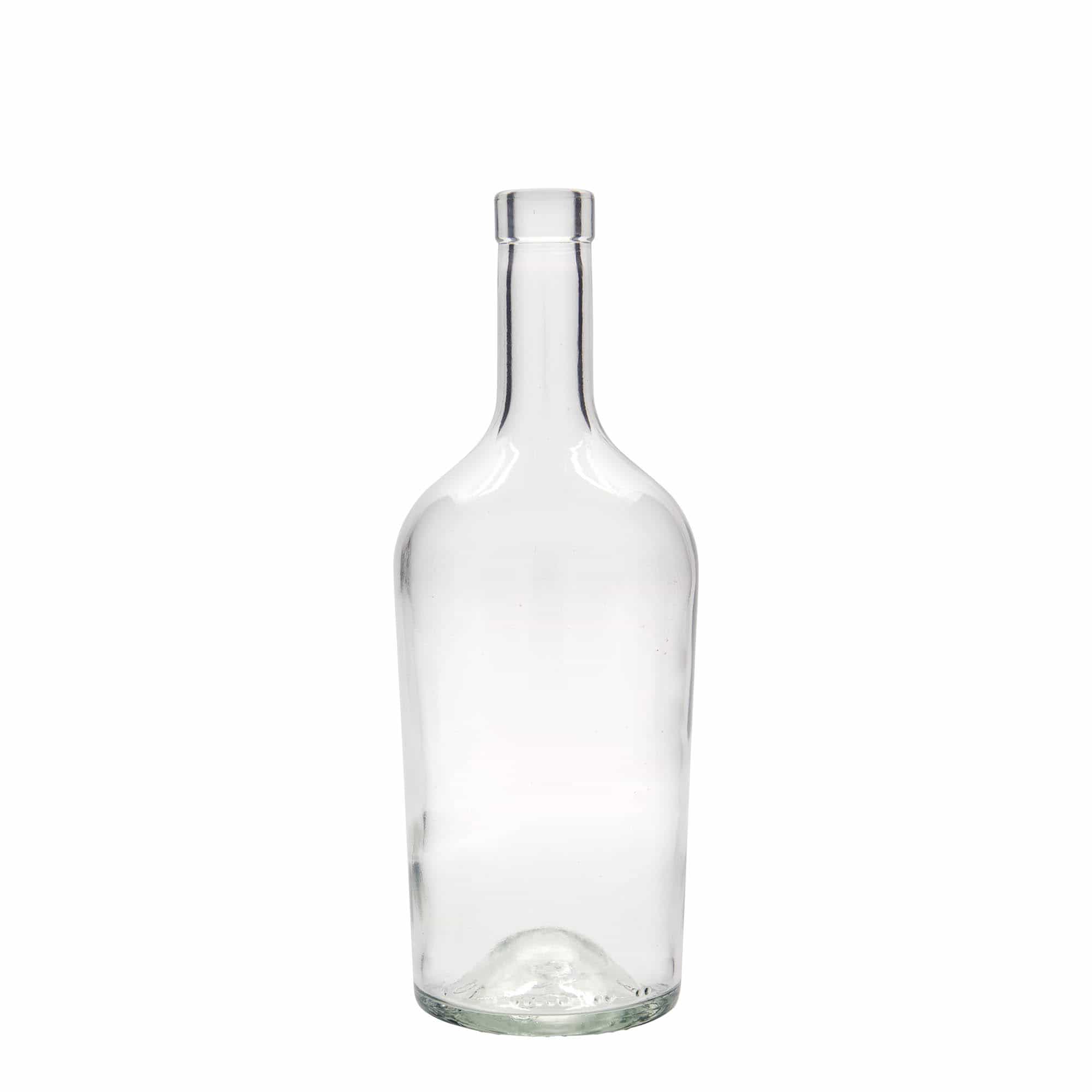 Glazen fles 'Margarethe', 700 ml, monding: kurk