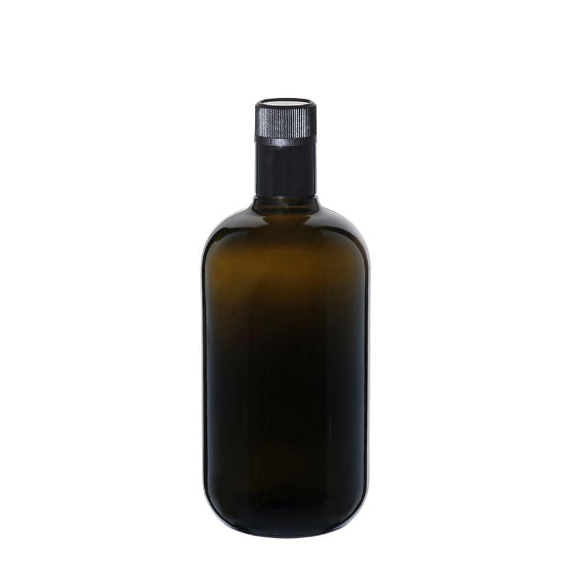 Azijn-/oliefles 'Biolio', 750 ml, glas, antiekgroen, monding: DOP
