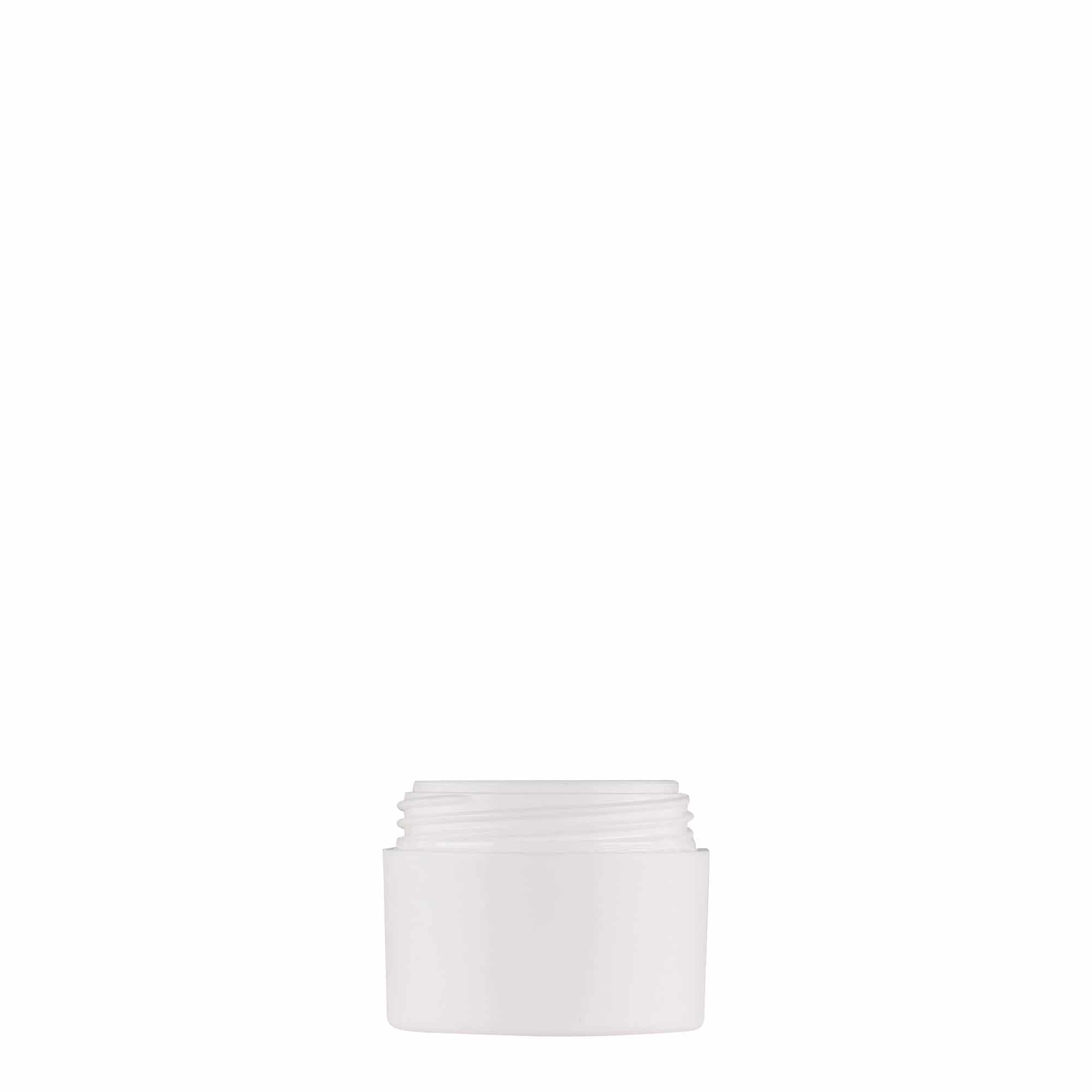 Plastic pot 'Antonella', 5 ml, PP, wit, monding: schroefsluiting