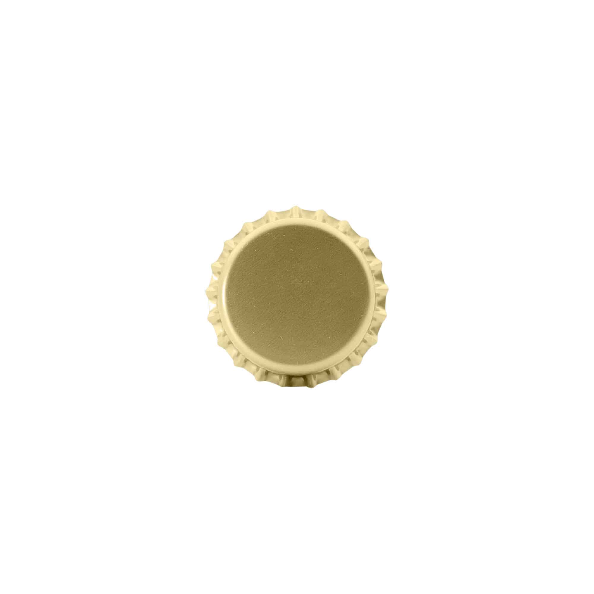 Kroonkurk, 26 mm, metaal, goud