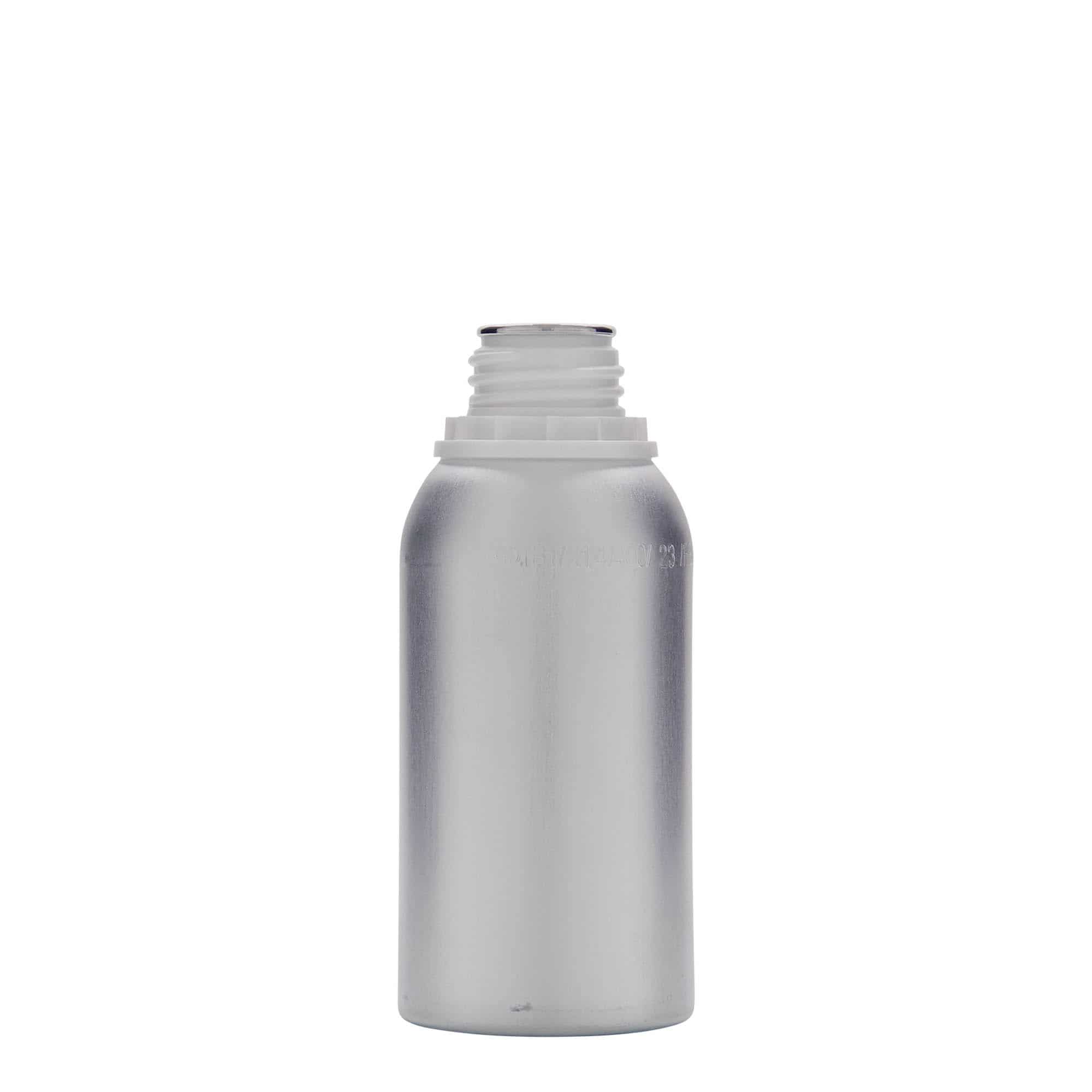 Aluminium fles, 275 ml, metaal, zilver, monding: DIN 32