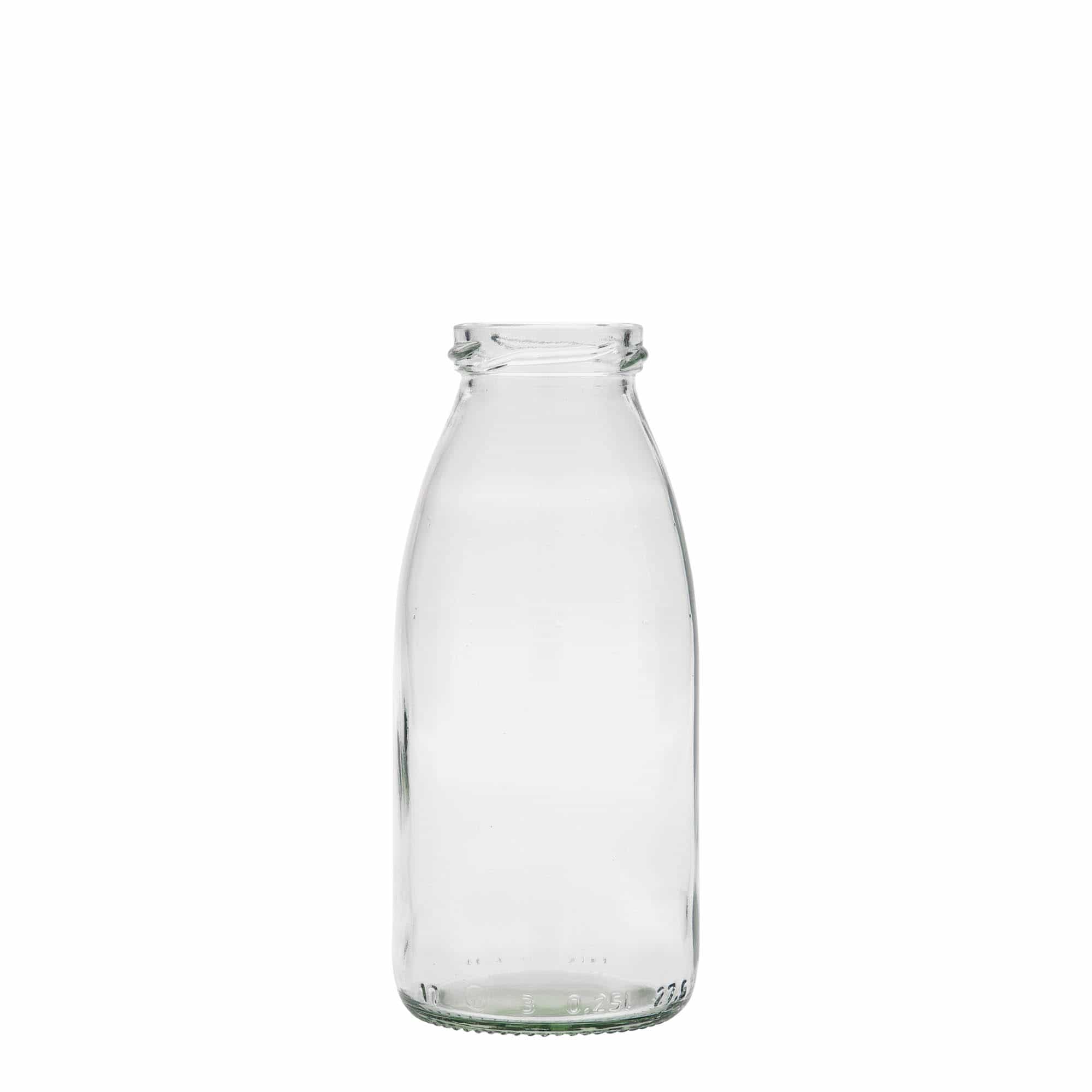 Glazen fles Vroni, 250 ml, monding: twist-off (TO 43)