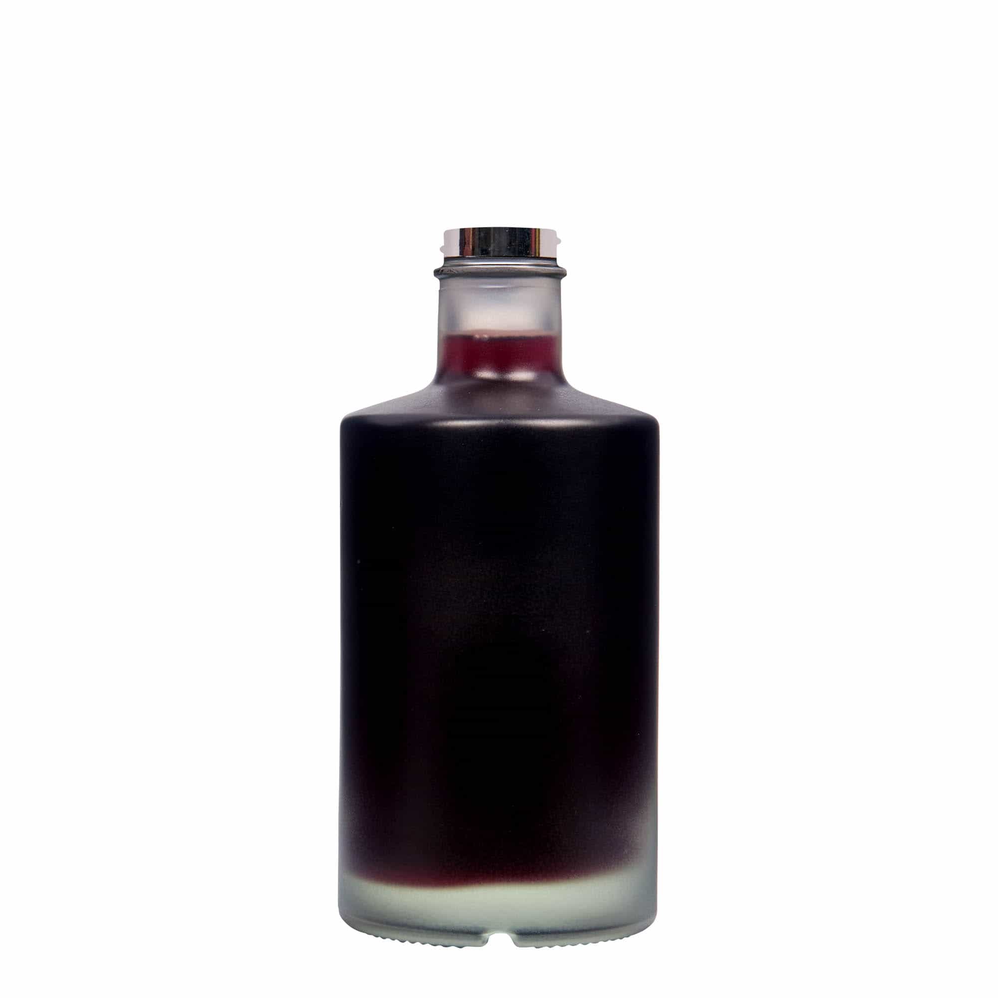 Glazen fles 'Caroline', 500 ml, gematteerd, monding: GPI 33