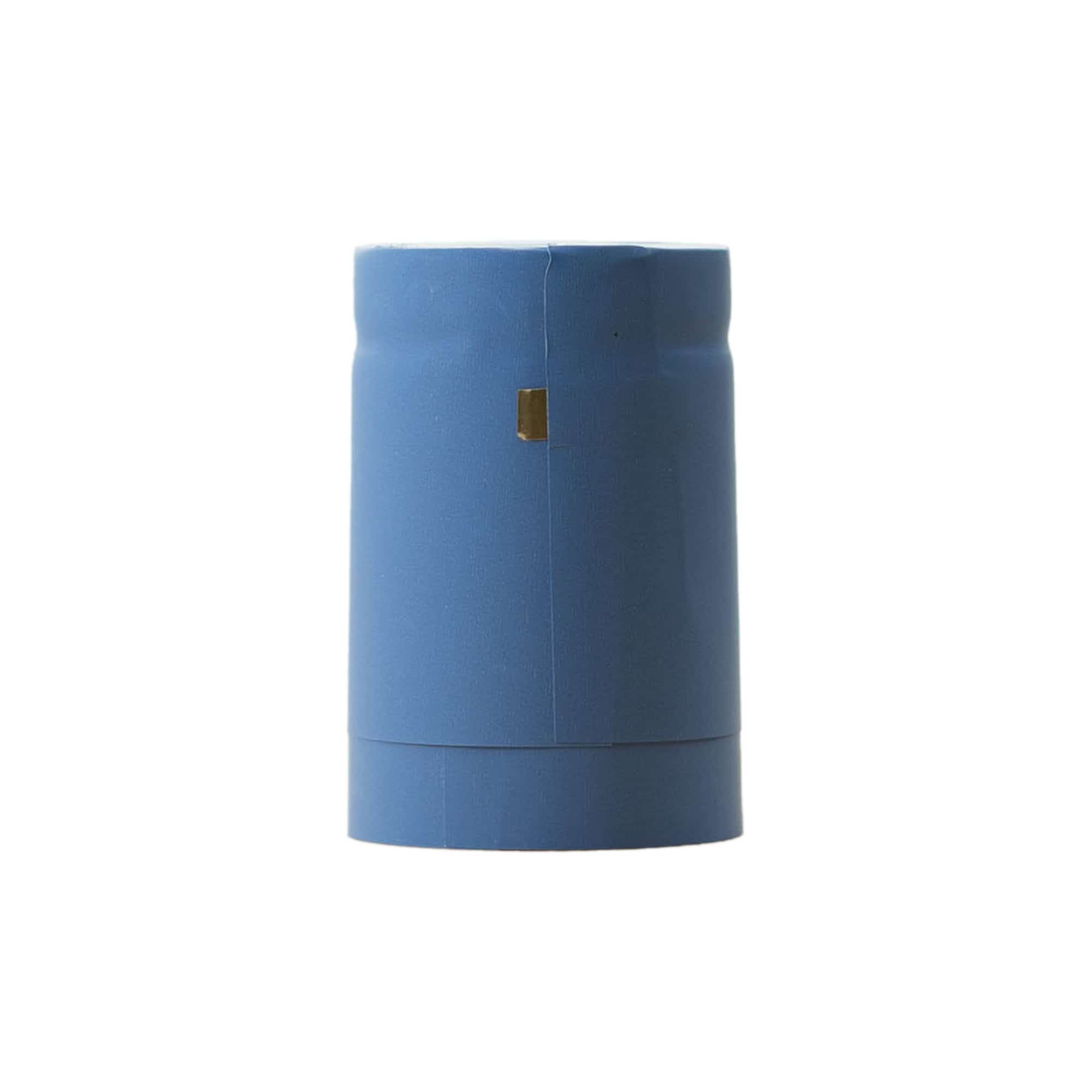 Krimpcapsule 32x41, pvc-kunststof, hemelsblauw
