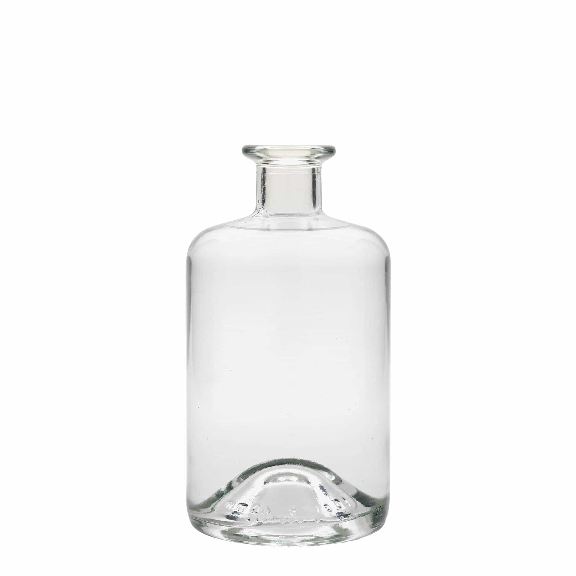 Glazen fles Apotheker, 500 ml, monding: kurk