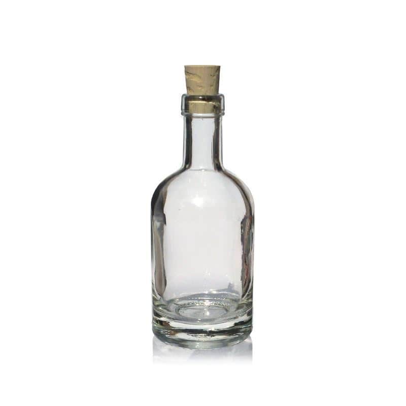 Glazen fles 'Linea Uno', 100 ml, monding: kurk
