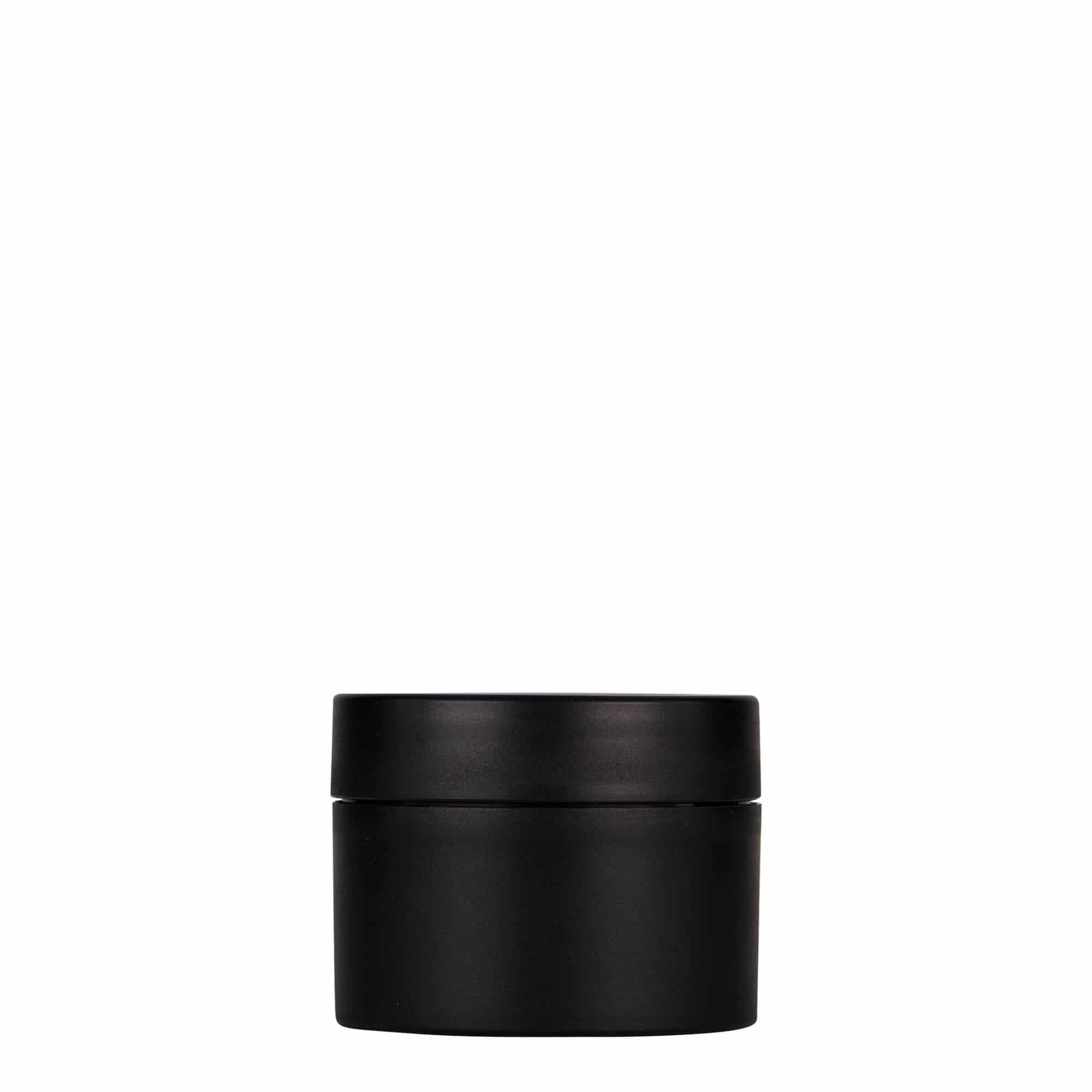 Plastic pot 'Antonella', 50 ml, PP, zwart, monding: schroefsluiting