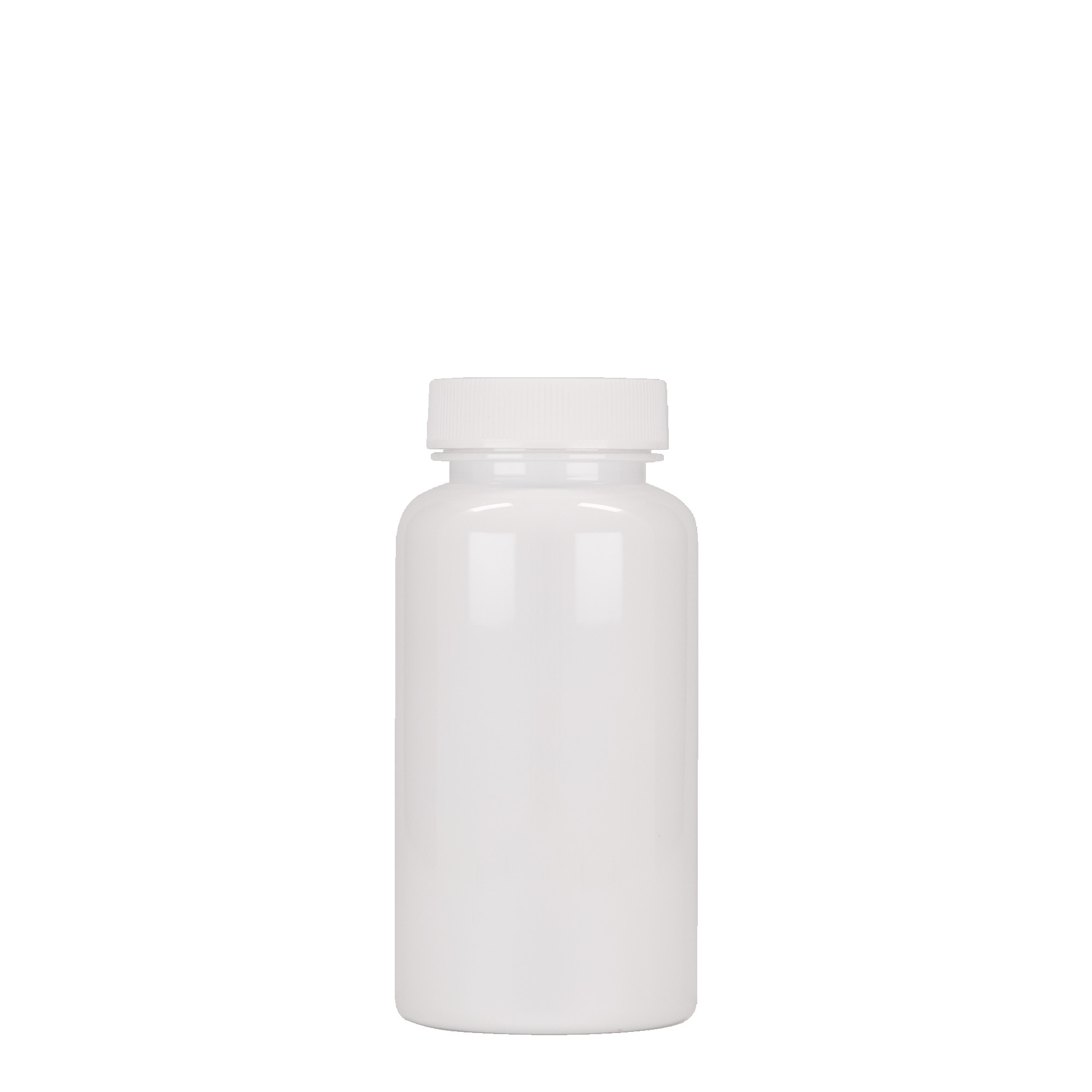 Pet-medicijnpotje, 150 ml, kunststof, wit, monding: GPI 38/400