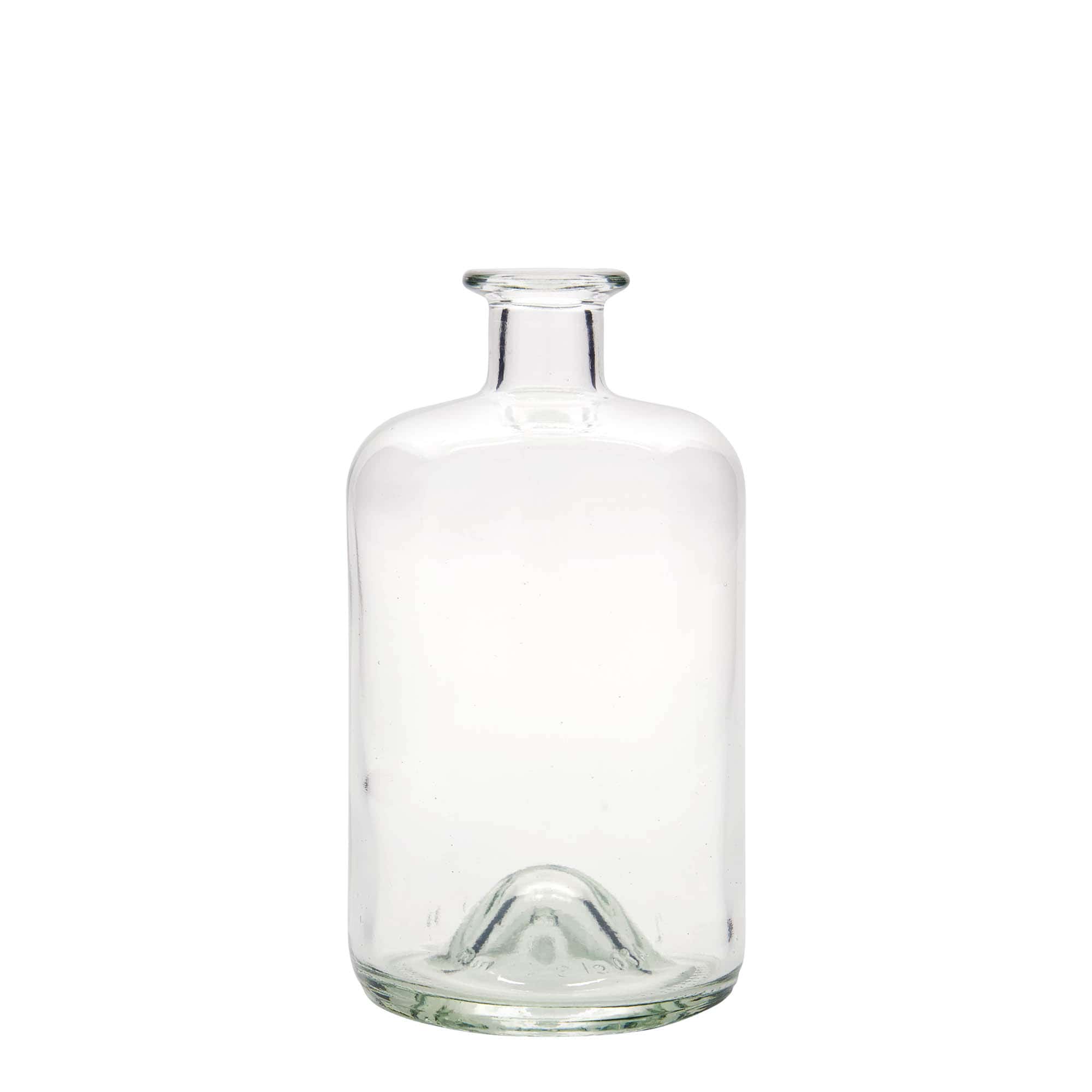 Glazen fles Apotheker, 700 ml, monding: kurk