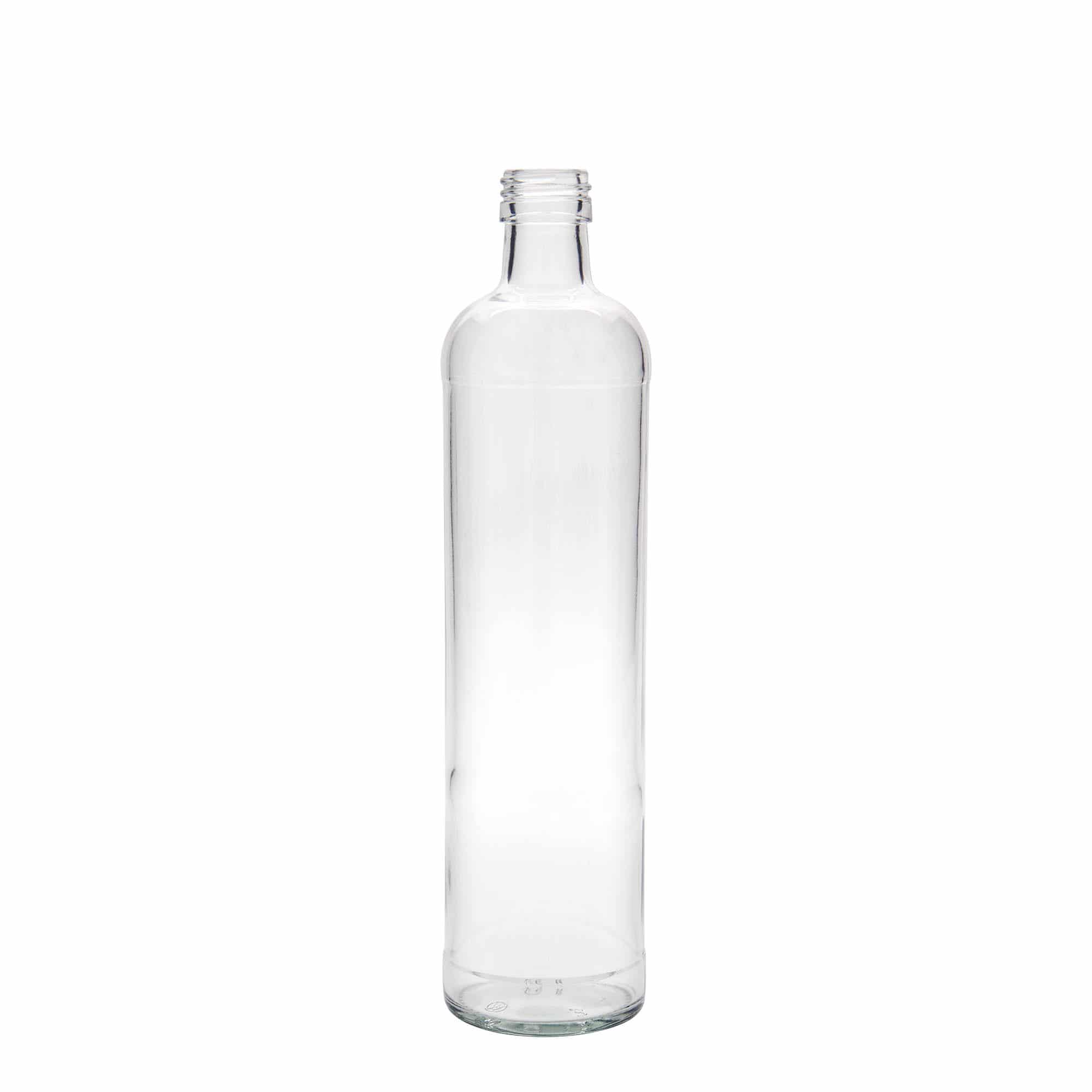 Kruikfles, 500 ml, glas, monding: PP 28