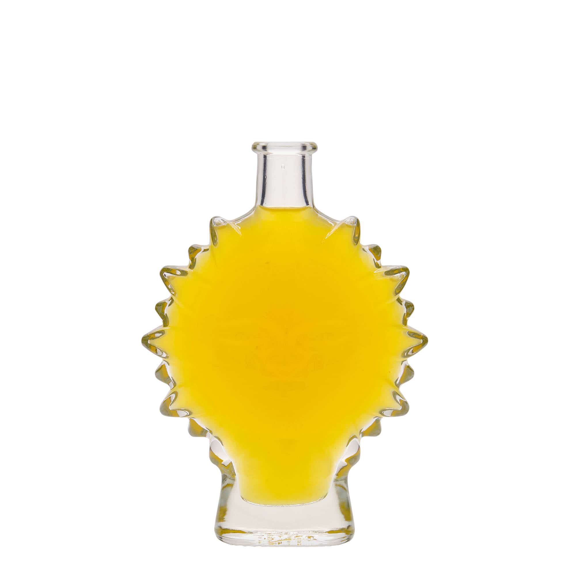 Glazen fles 'Zon', 200 ml, monding: kurk