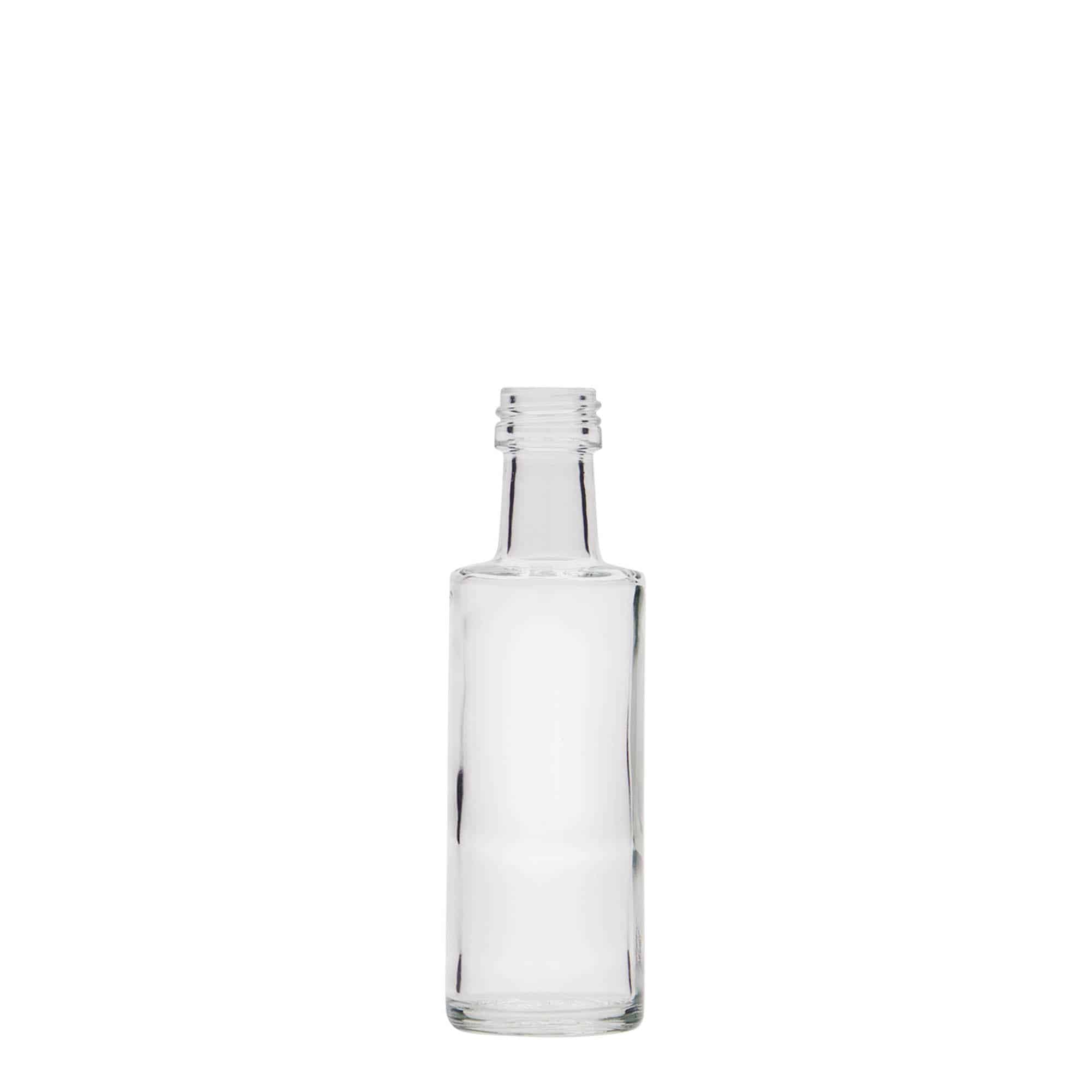 Glazen fles 'Dorica', 40 ml, monding: PP 18